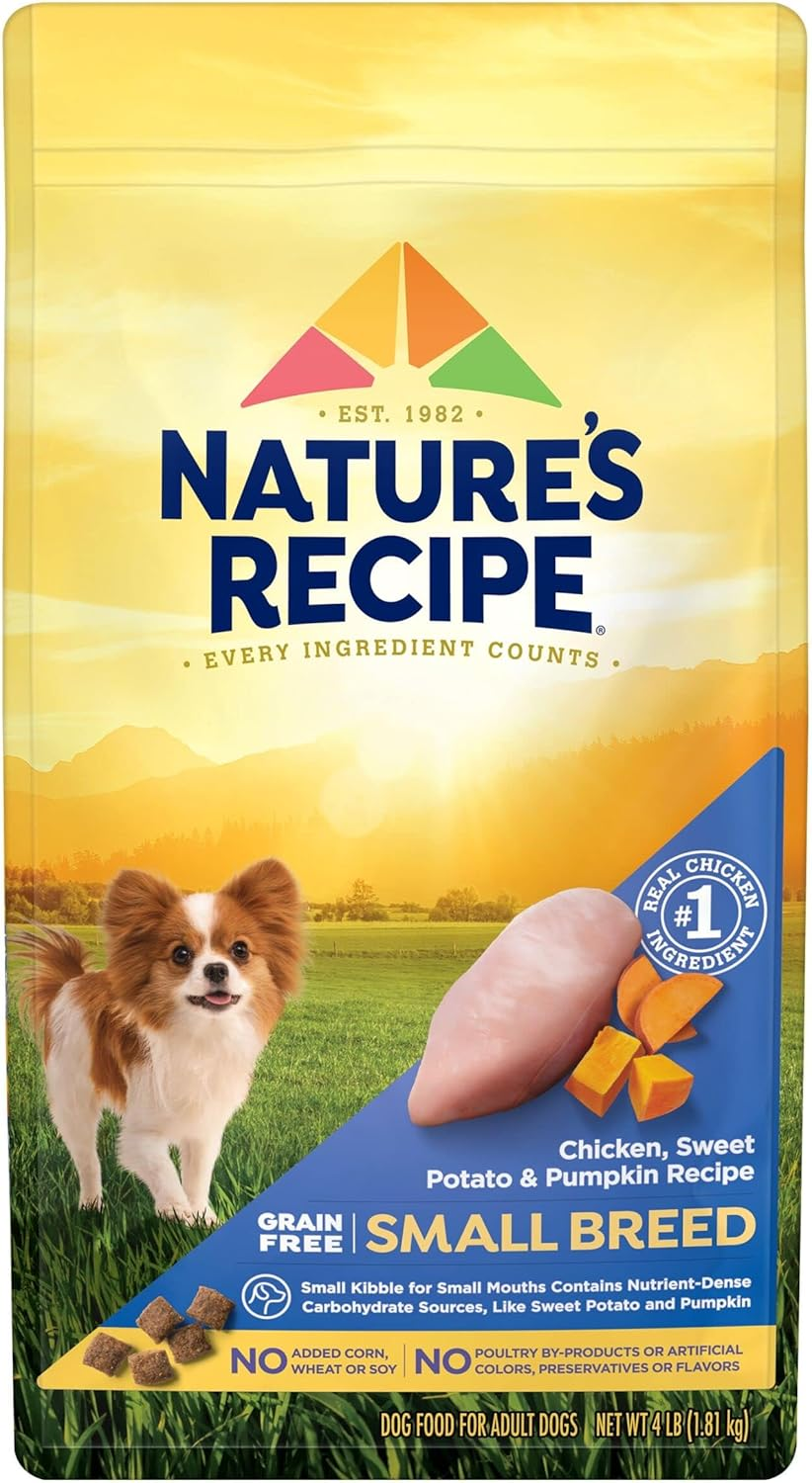 Grain Free Small Breed Dry Dog Food, Chicken, Sweet Potato