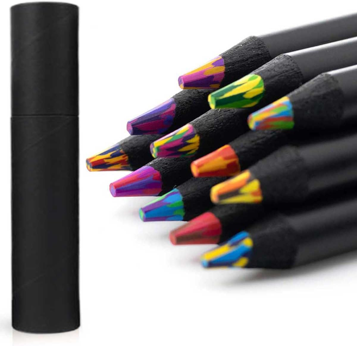 12 Colors Rainbow Pencils,Multi Colored Pencils for Adult Coloring, Multicolored