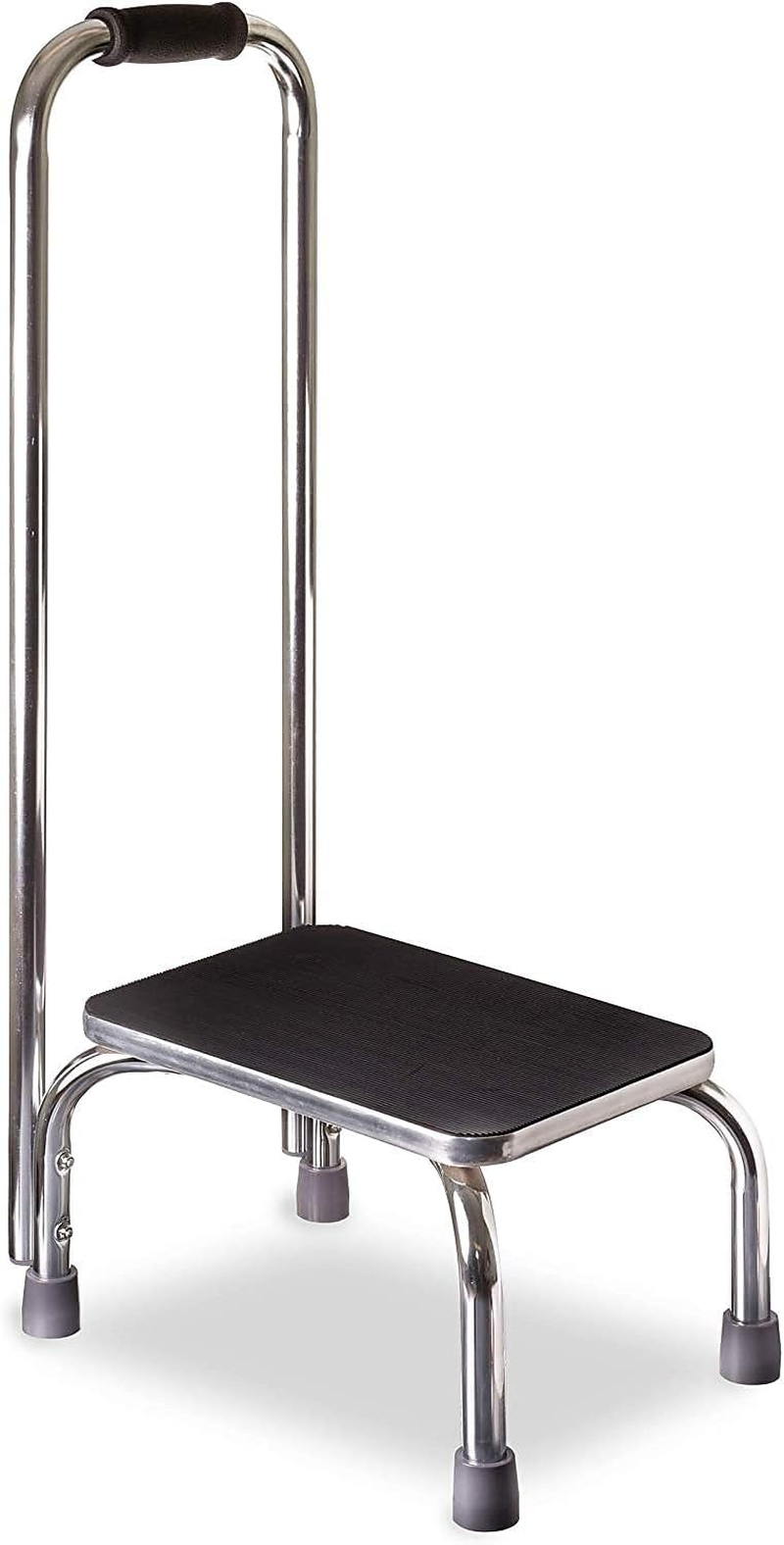 DMI Step Stool with Handle and Non Skid Rubber Platform, Lightweight and Sturdy Stool for Seniors, Adults and Children, Holds up to 300 Pounds with 9.5 Inch Step Up, 17.3