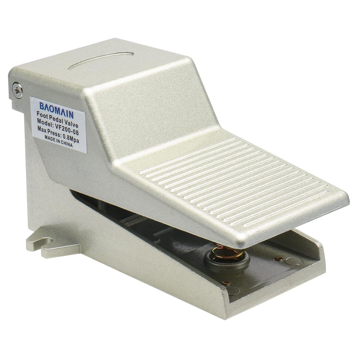 Baomain Pneumatic Air Foot Pedal Valve VF200-08 PT 1/4
