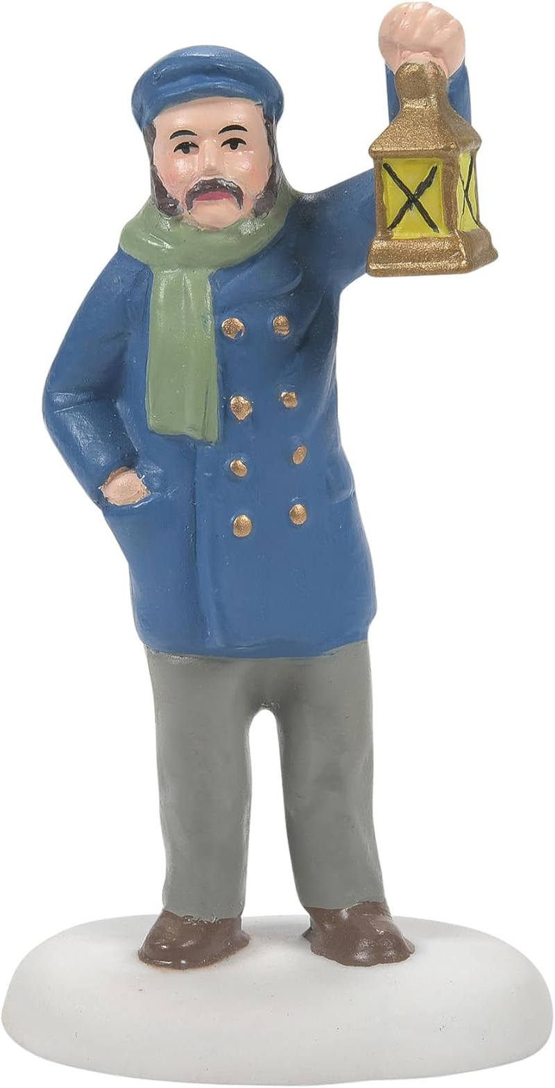 Dickens Village Accessories Nightwatch Holding a Lantern Figurine, 2.5 Inch, Multicolor