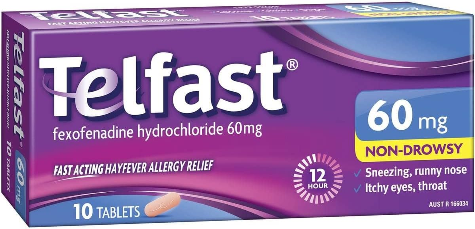 Telfast Hayfever Allergy Relief 120mg, Non-Drowsy, for Sneezing, Runny Nose, ... - Picture 13 of 15