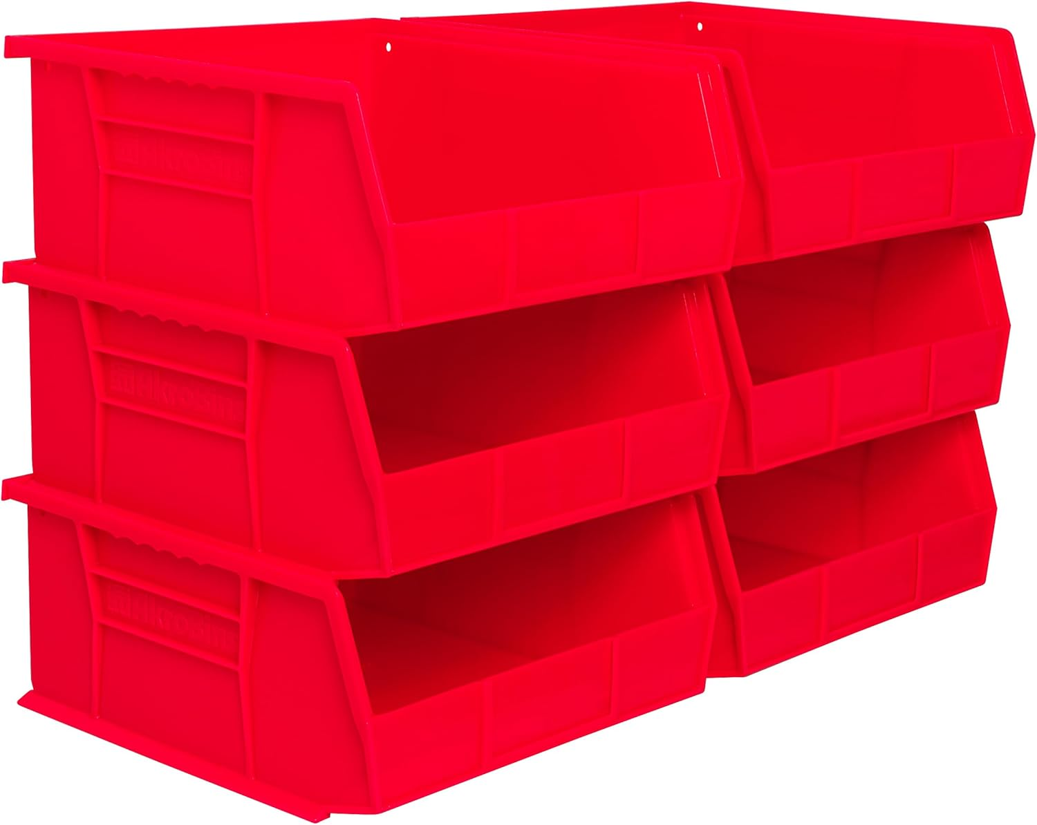Stackable Storage Bins 6 Pack 11x11x5