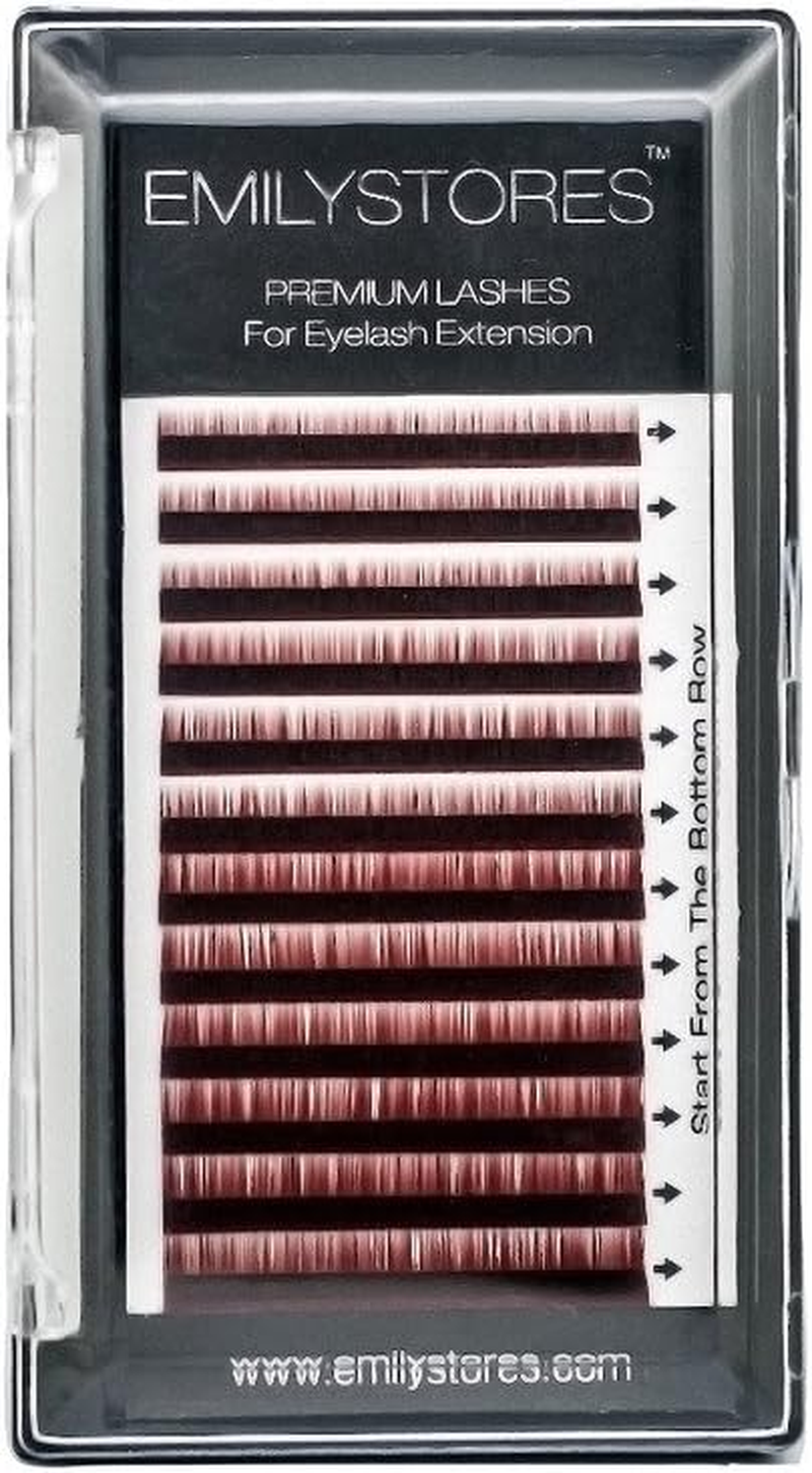 EMILYSTORES Lash Eyebrow Extensions Colour Brown Thickness 0.10 mm Length 5/6... - Picture 6 of 16