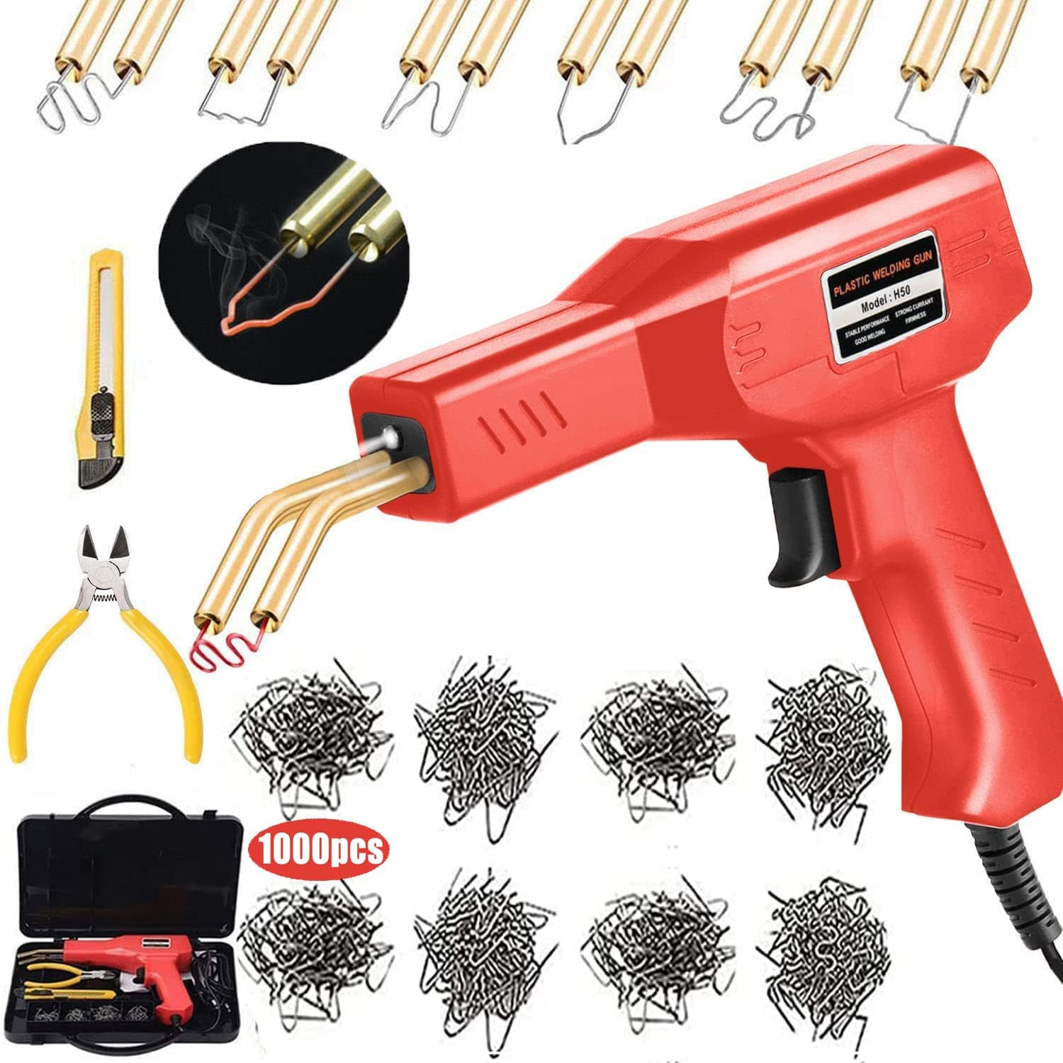Soldador De Plastico Pistola Para Soldar Plastic Welder Grapadora Soldadura
