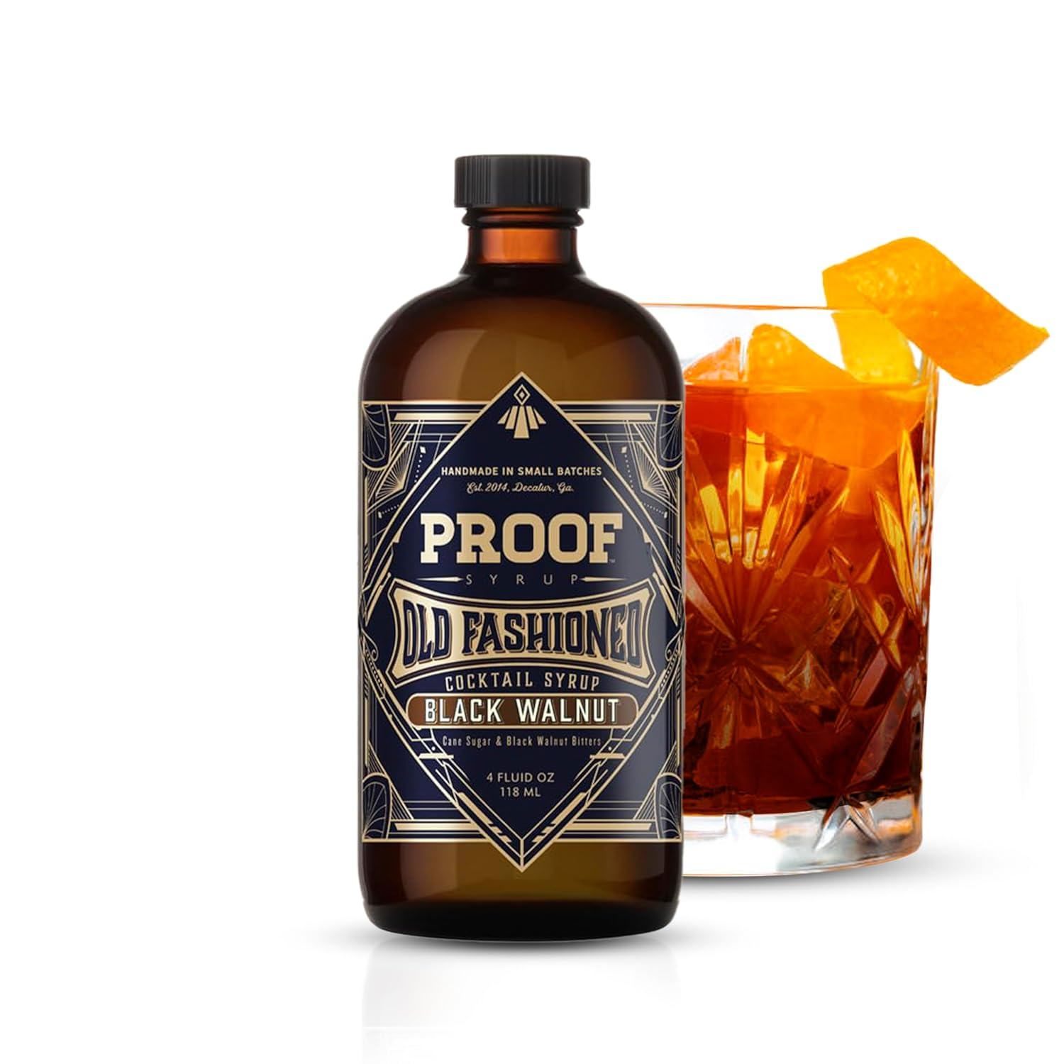 Proof Syrup - Old Fashioned Cocktail Mix - Made with Real Bitters & Cane Sugar