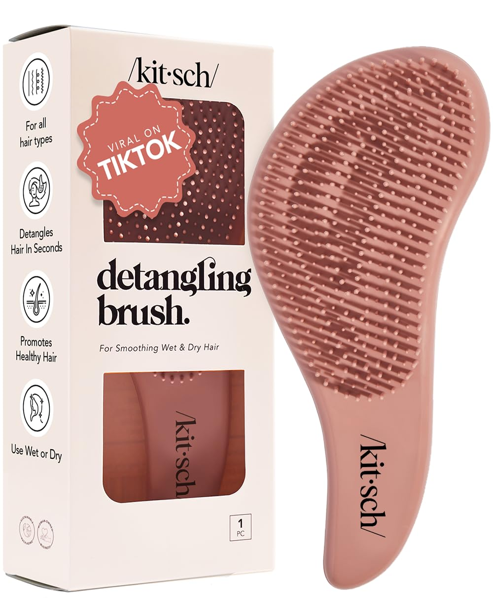 Detangler Hair Brush for Wet & Dry Hair