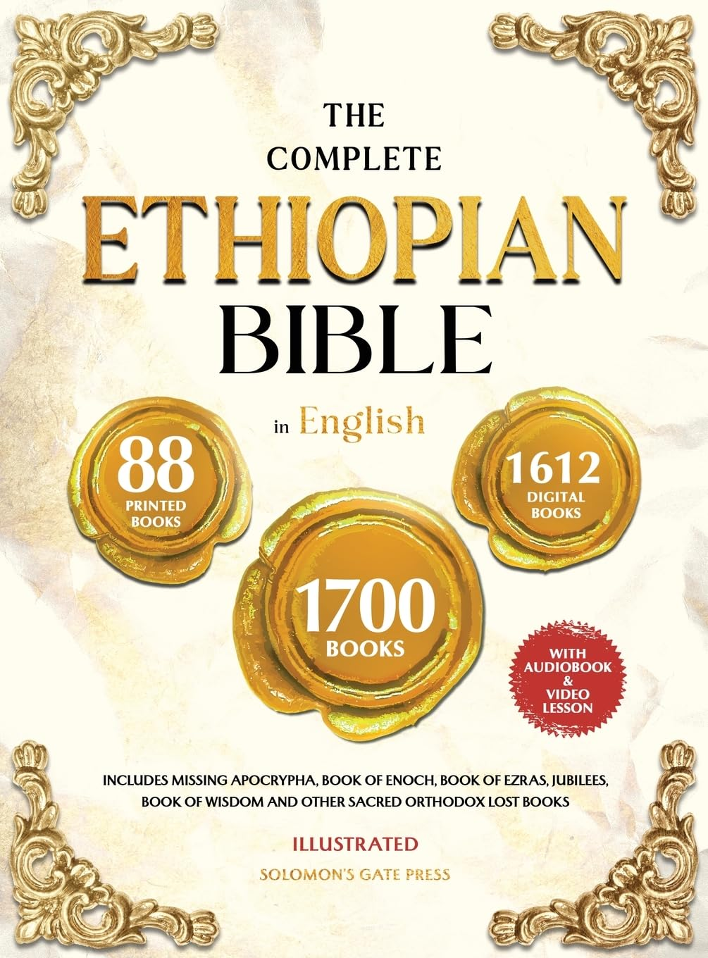 The Complete Ethiopian Bible English: 88 Books + 1612 Digital-Hardcover Edition