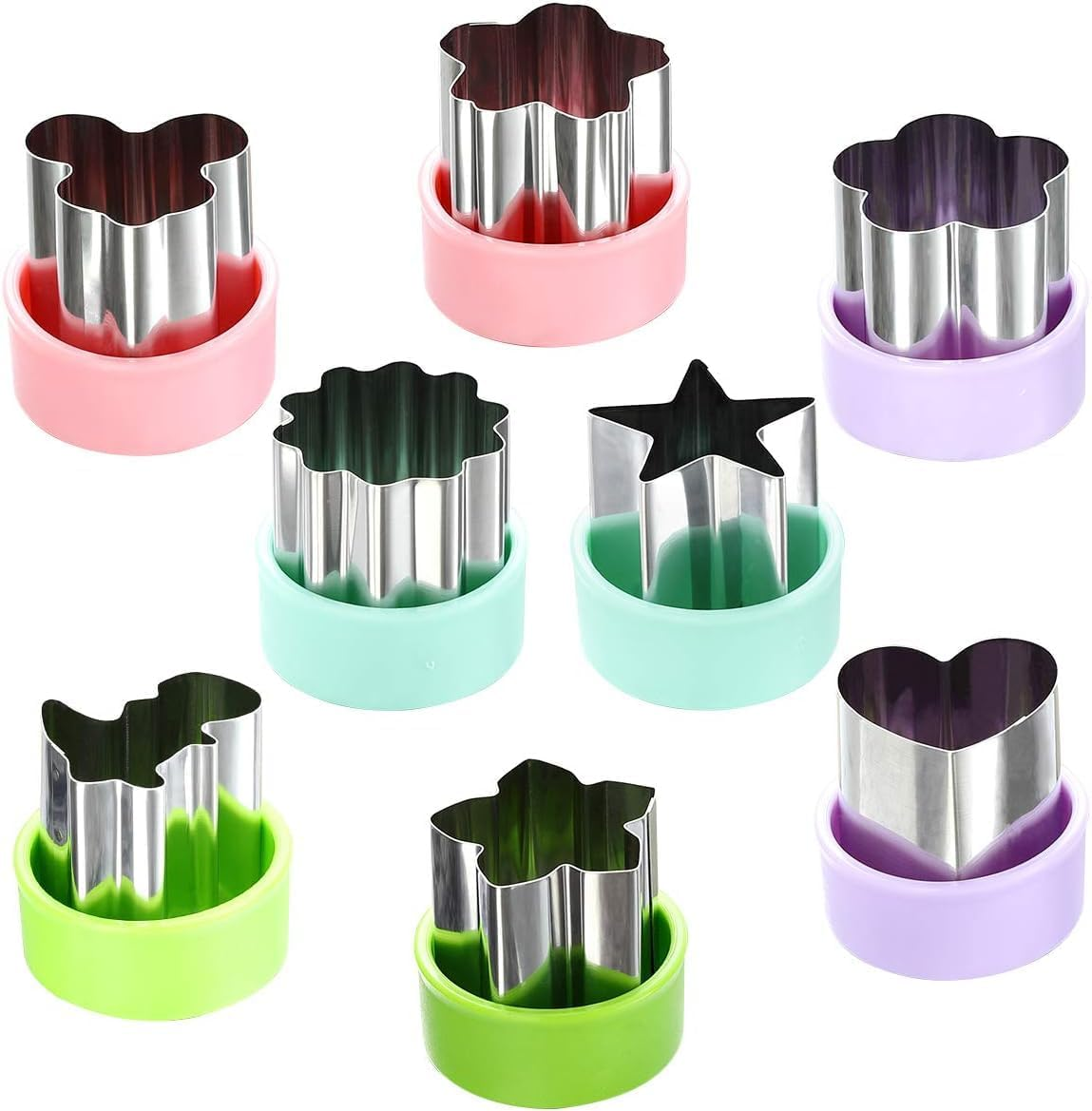 Vegetable Cutter Shapes Set (8 Pack) – 1.5