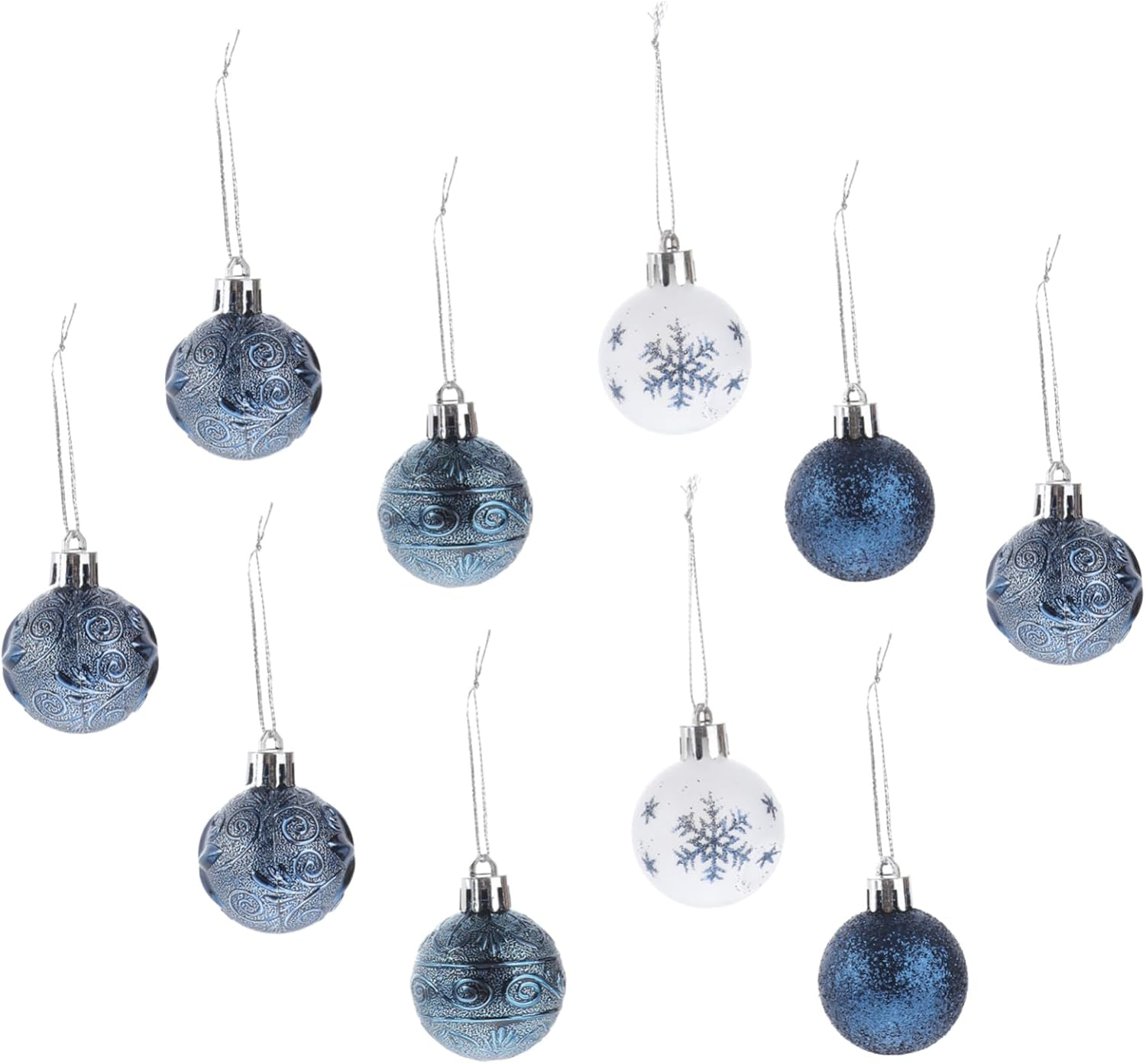 STOBAZA 30pcs Christmas Balls Christmas Scene Decoration Xmas Tree Ornament C... - Picture 12 of 13