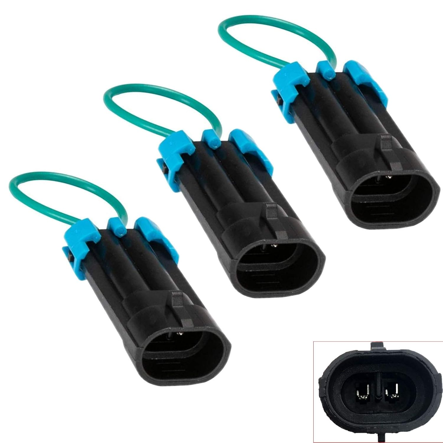 3 Pack Seat Belt Bypass Harness Override Compatible with All Can-Am Commander Defender Maverick X3 Max,All Polaris Ranger RZR General,570 800 900 1000 Xp UTV Plug Clip Accessories