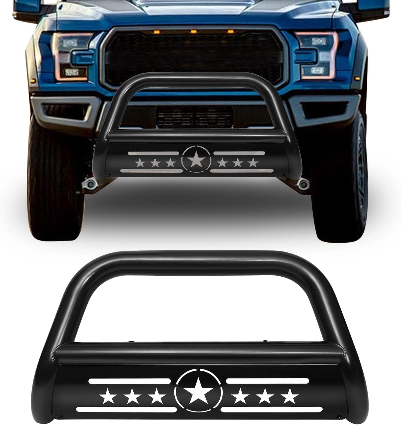 Bull Bar Pickup Truck 3" Brush Grille Guard Front Bumper for Ford for F150