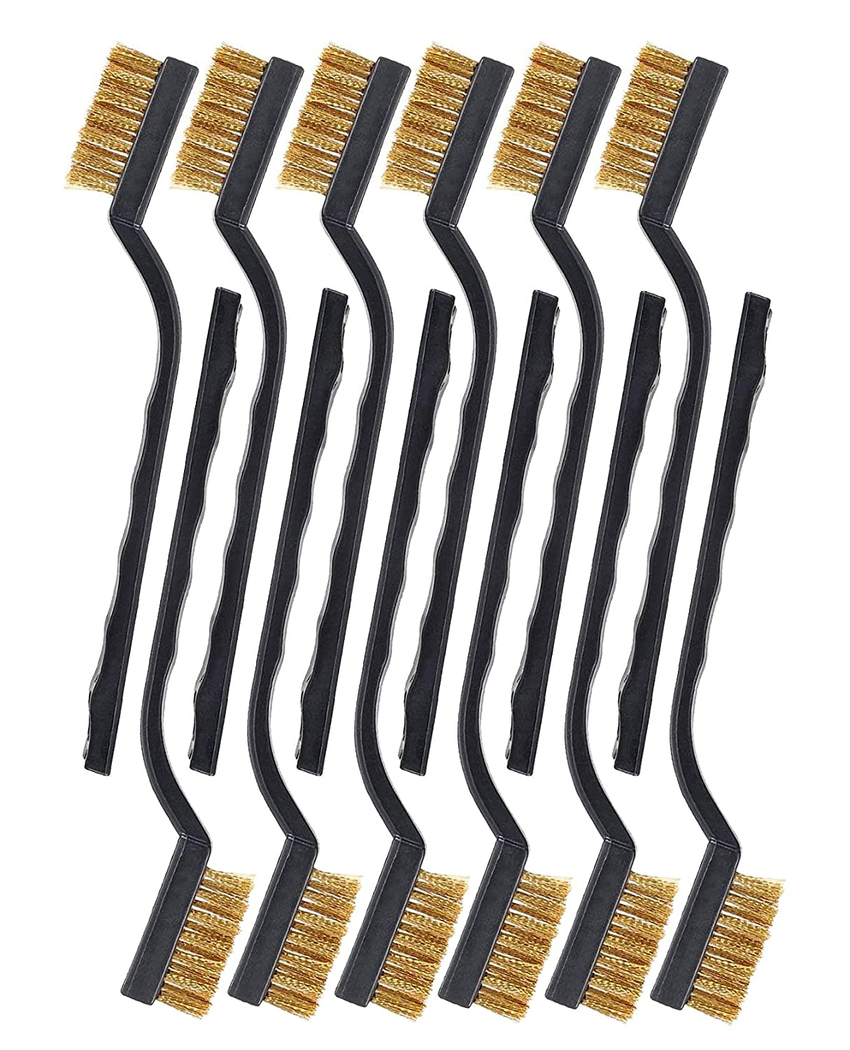 Brass Wire Brush Rust Remover  Small Wire Brush for Cleaning  Paint Stripper for Metal