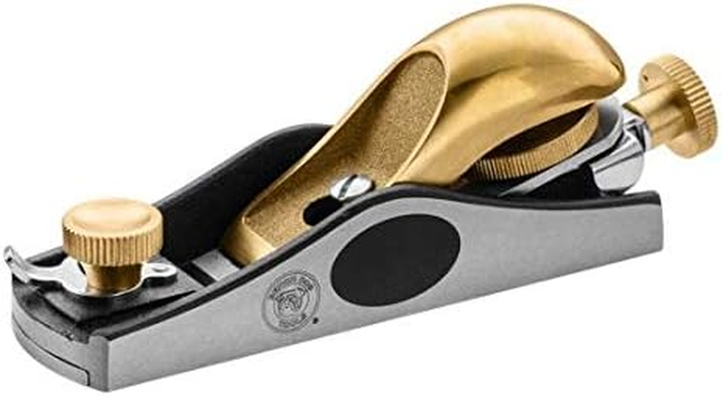 No. 60-1/2 Block Plane – Low Angle Hand Plane - Router Plane W/Adjustable Mouth for Trimming & Adjusting Miters, Joinery, Fitting Doors & Drawers - Wood Plane & Spokeshaves