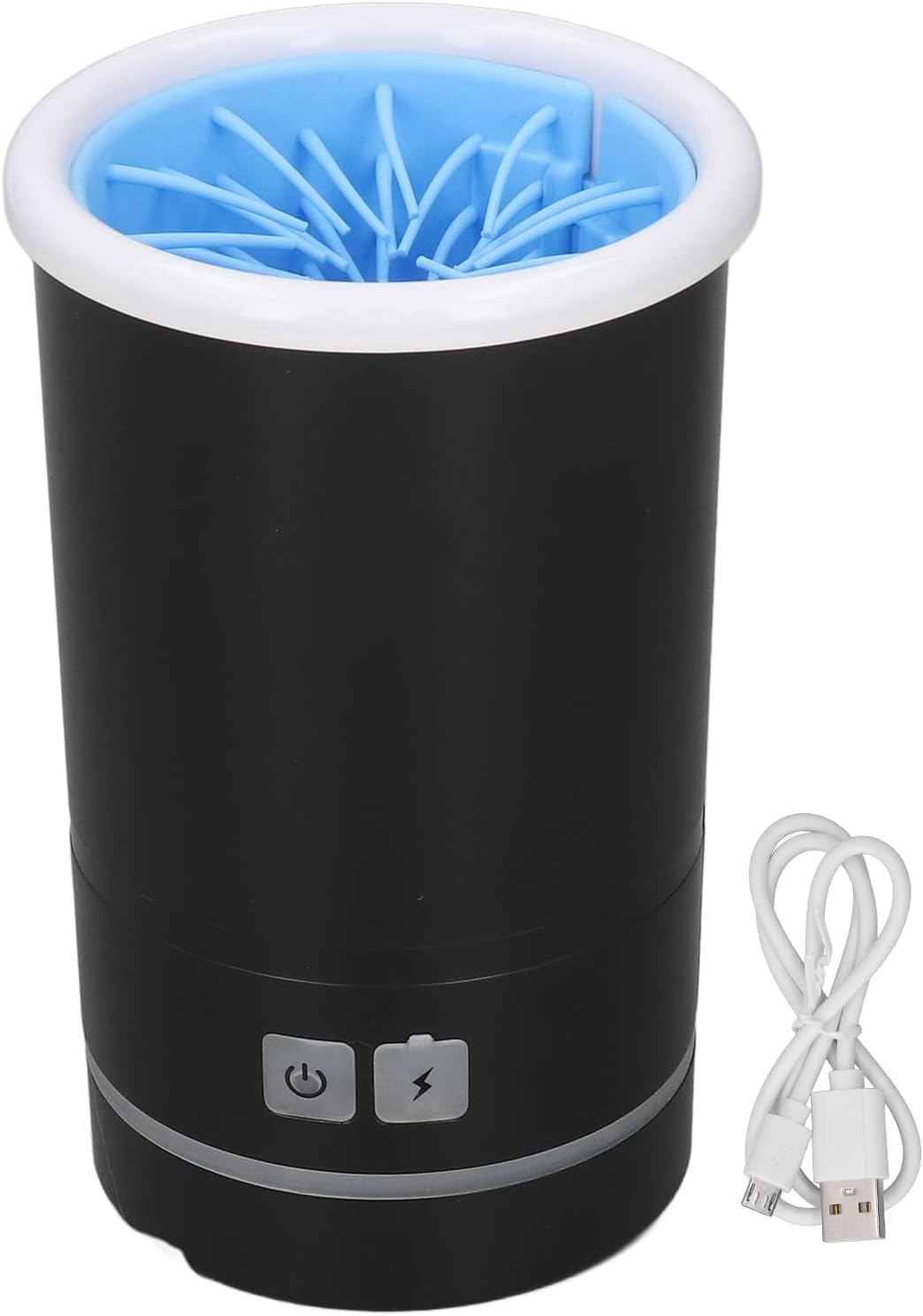 Portable Dog Paw Washer, Automatic Echargeable USB Rechargeable Soft Brushes Dog Foot Cleaner, Extra Large Pet Paw Cleaner Pet Grooming Supplies for Small Medium Dogs