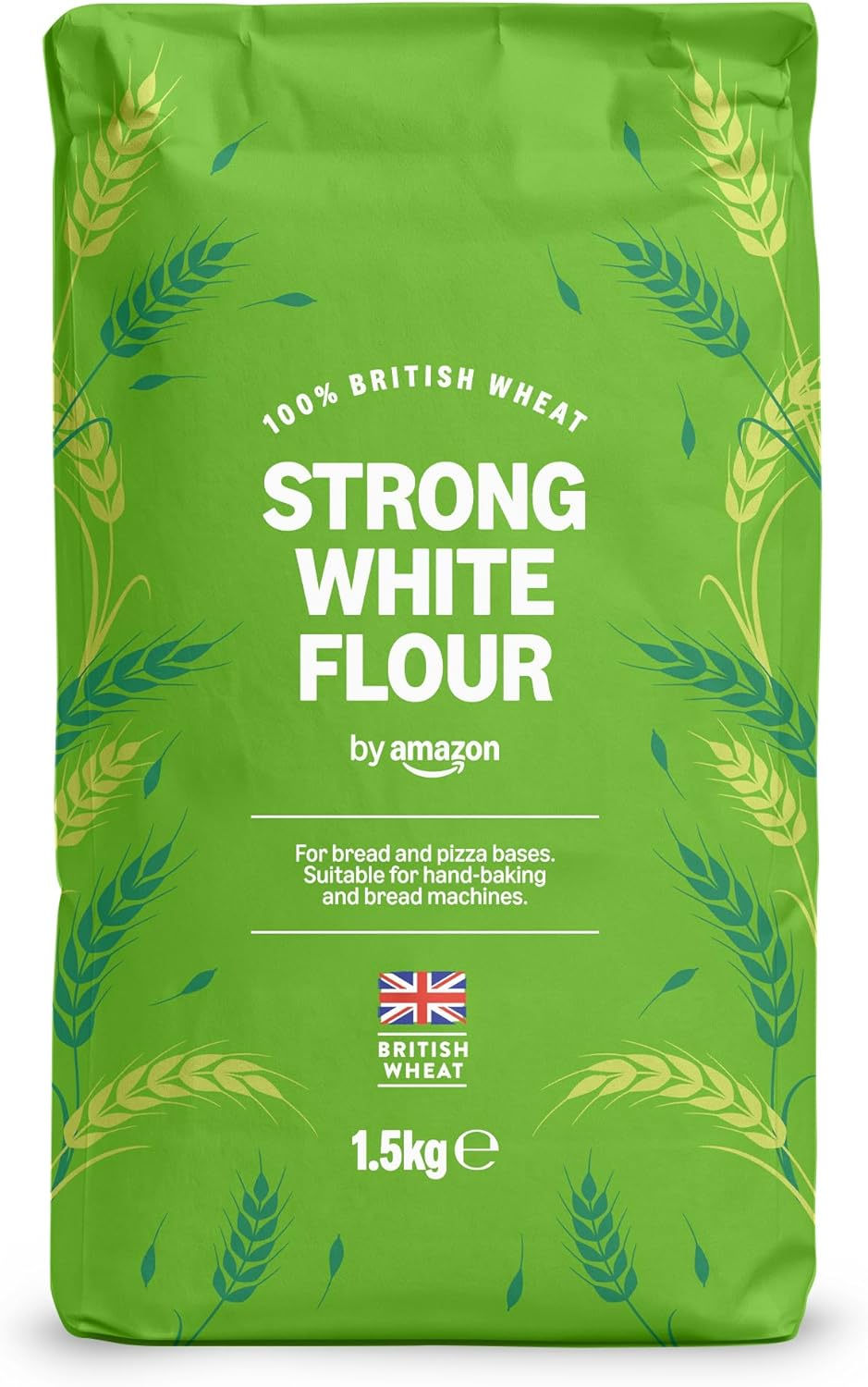 by Amazon Strong White Flour, 1.5kg, Perfect for bread