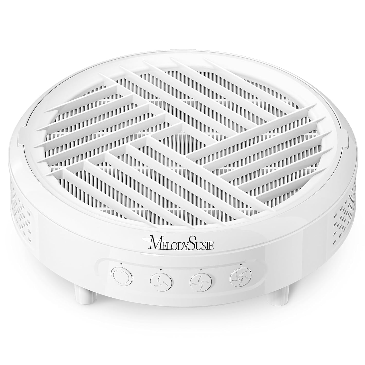 Melodysusie Nail Dust Collector,Compact Vacuum Fan Dust Collector for Beginner with Reusable Filter,Hpro Powerful Dust Suction Machine Manicure Pedicure Tool for Acrylic Nail Polishing,Salon & Home