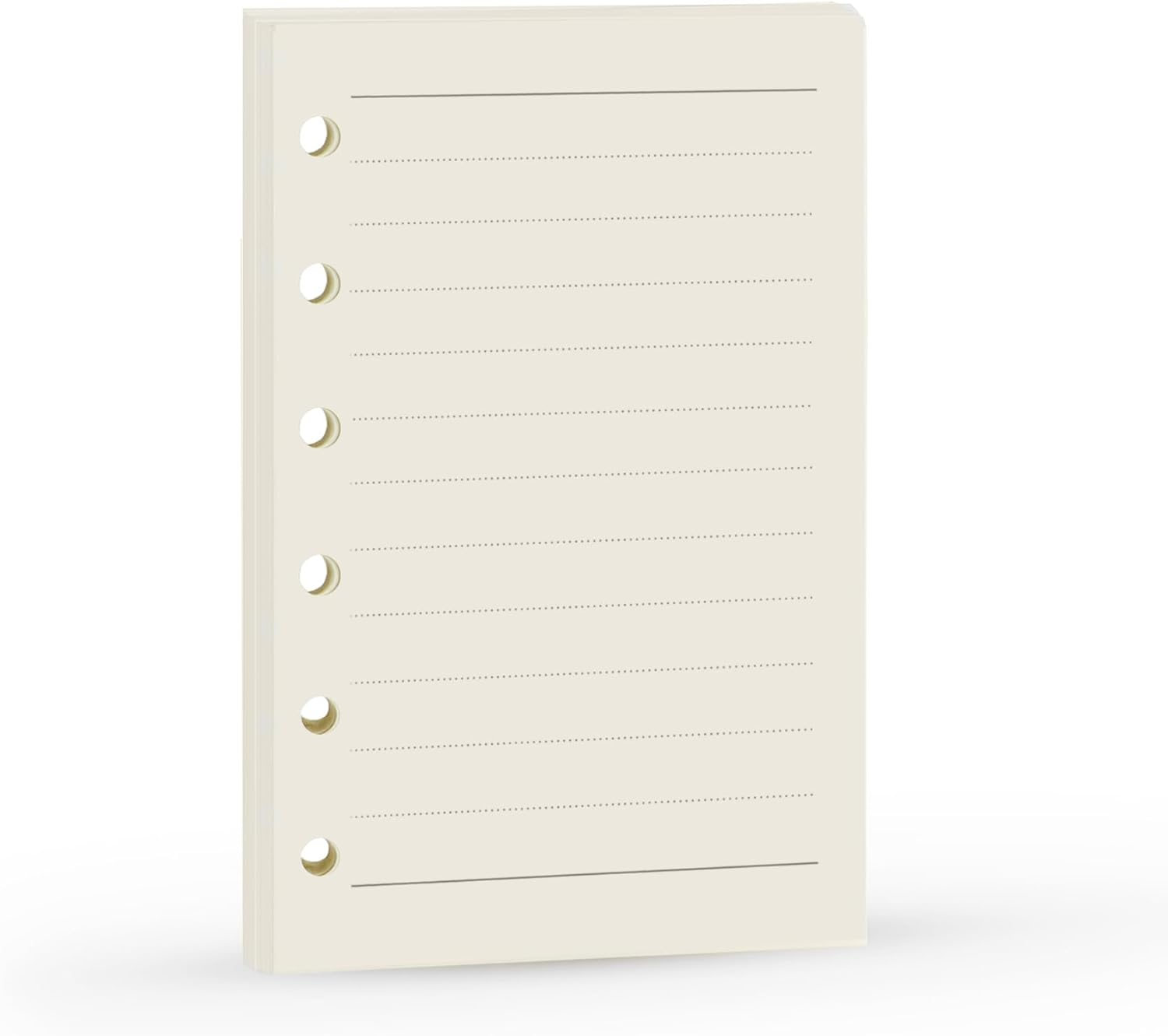 A7 Planner Refill, A7 Agenda Refill Paper Rulled Line for 6 Rings Filofax, Personal Mini Journal Inserts, 6 Holes/100gsm,Pocket Size 4.84 x 3.23'',