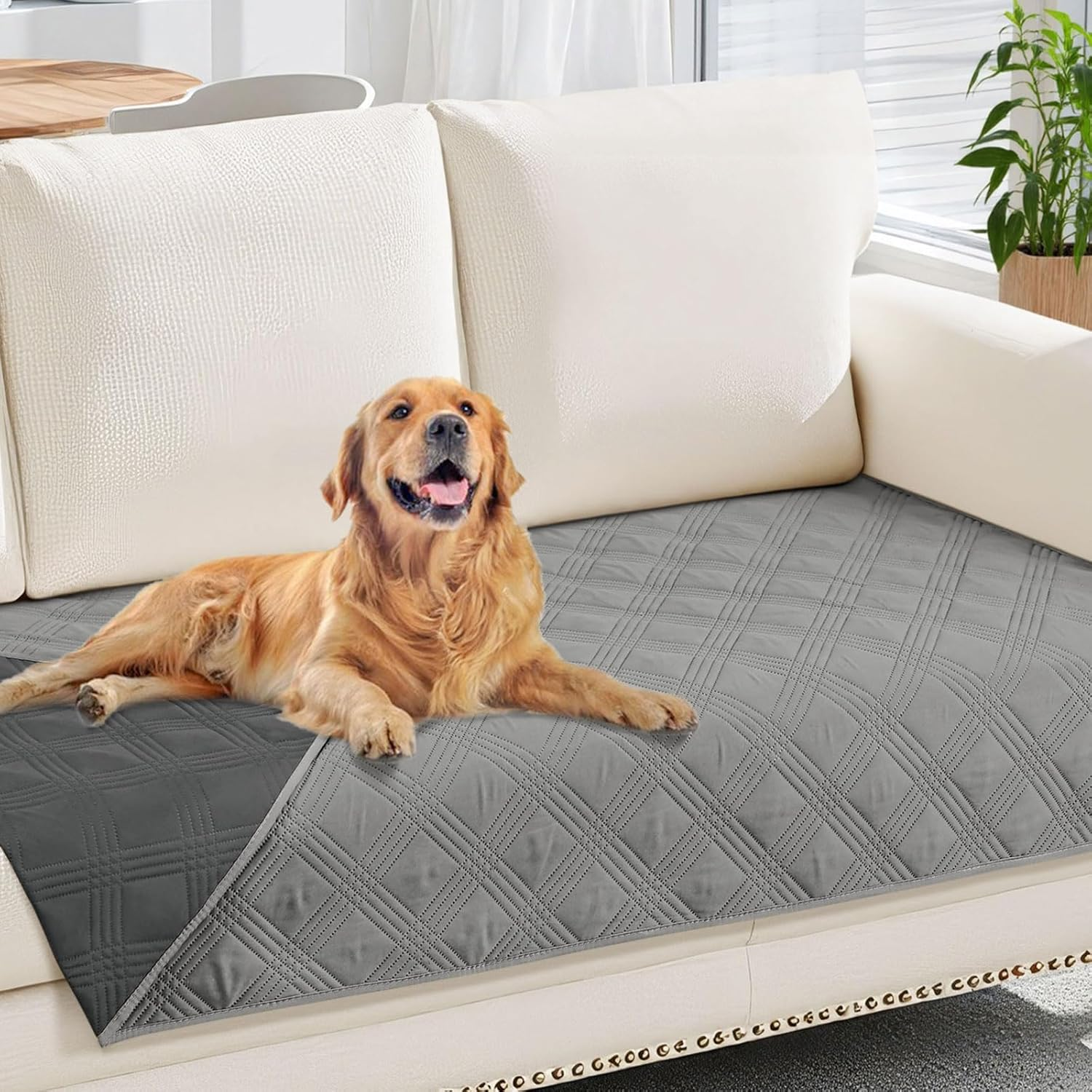 Waterproof Dog Blanket, Reversible Pet Bed Blanket, Soft Sofa Couch Cover for Dogs Washable, Waterproof Pet Couch Covers for Sofa Puppy Cats Furniture Protector(30