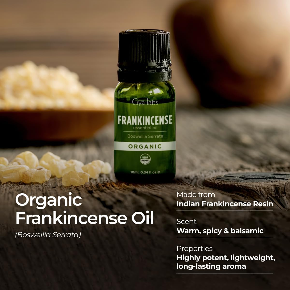 Gya Labs Organic Frankincense Essential Oil for Skin - Natural Organic Franki... - Picture 8 of 13