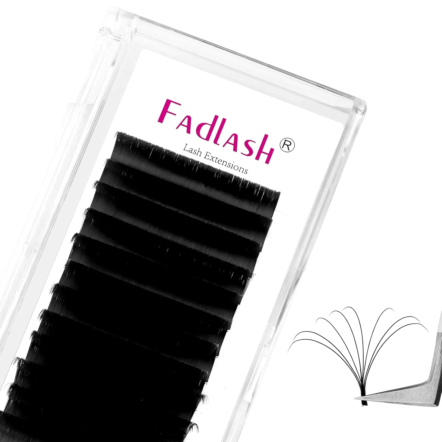 Easy Fan Lash Extensions D Curl 0.07 Volume Eyelash Extensions 8-14Mm Mixed Lash Trays 2D-10D Self Fanning Lash Extensions Soft Individual Lashes (0.07-D, 8-14Mm Mix)