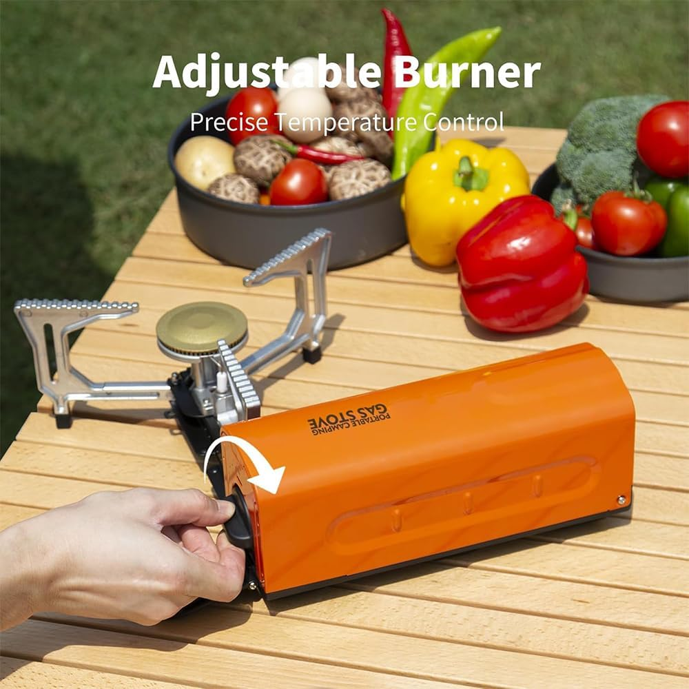 Solohike Portable Camping Stove Camping Cassette Stoves with Carrying Bag for... - Picture 7 of 14