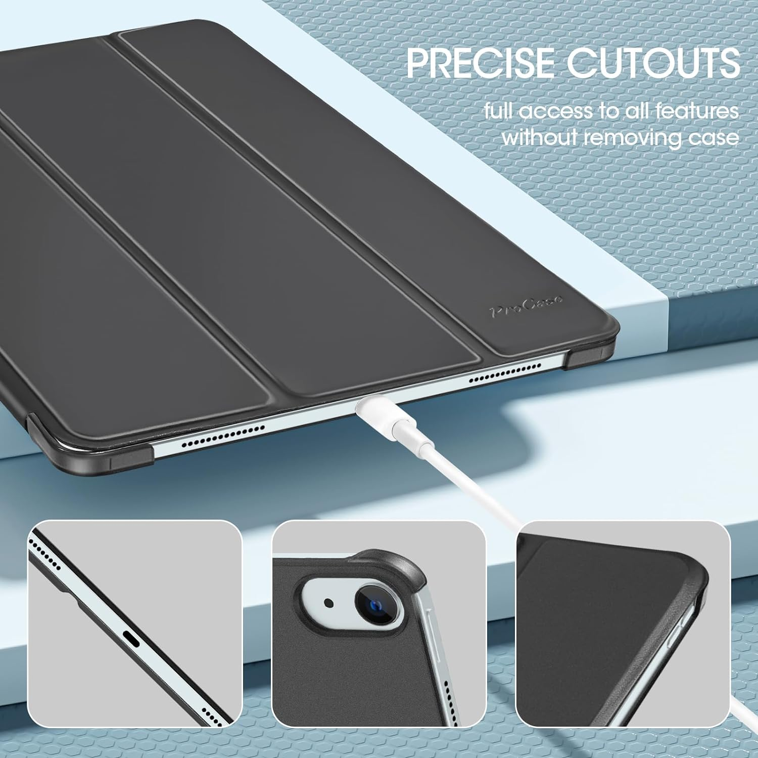 ProCase for iPad Air 13 Inch Case 2024 M2, 13" iPad Air Case 2024 iPad Air 13... - Picture 8 of 11