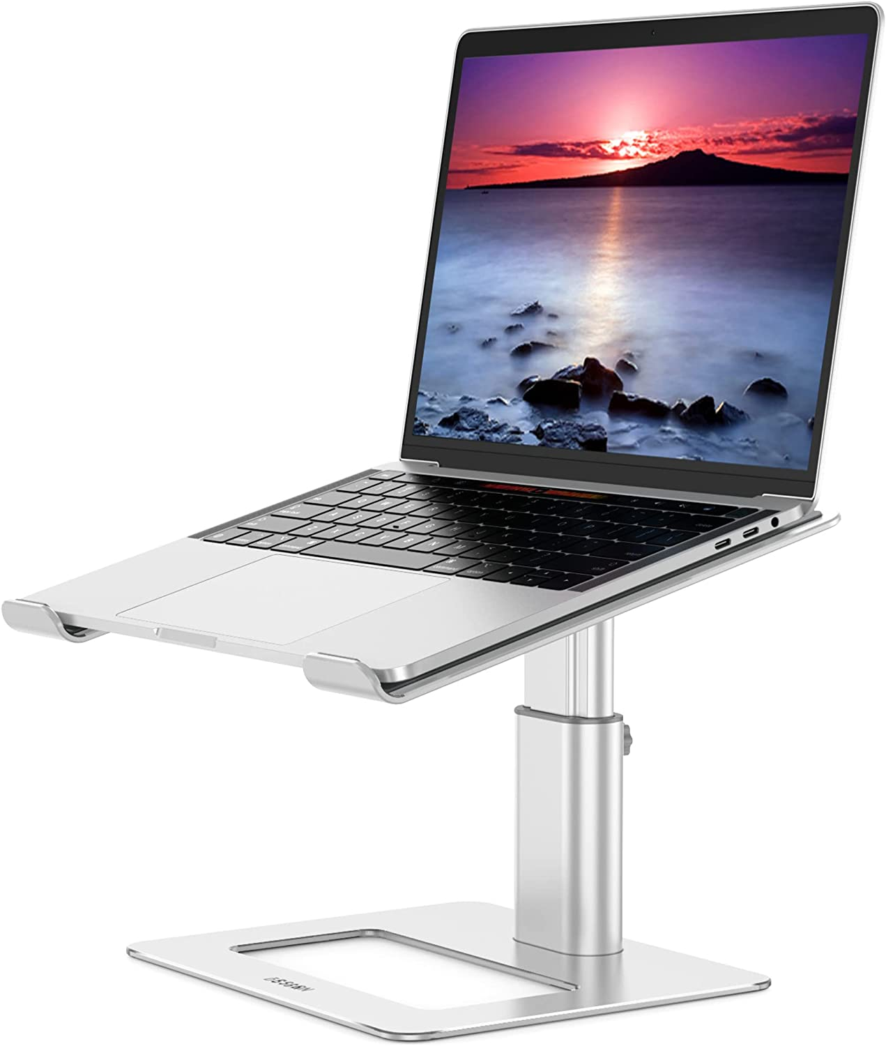 LSX3 Aluminum Laptop Stand, Ergonomic Adjustable Notebook Stand, Riser Holder Computer Stand Compatible with Air, Pro, Dell, HP, Lenovo More 10-15.6