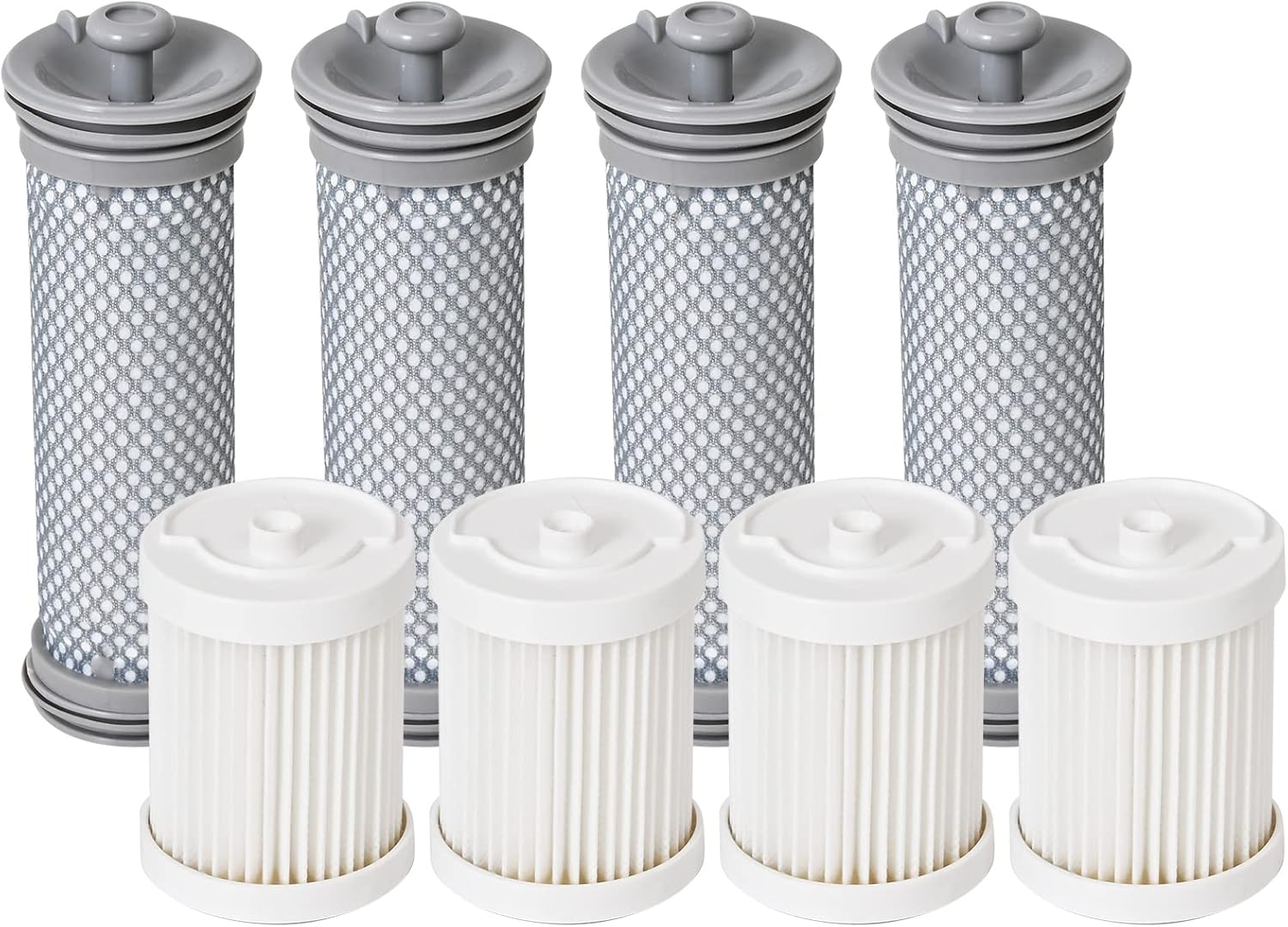 8 Pack Replacement Filter Kit for Tineco A10/A11 Hero, A10/A11 Master & PURE ONE S11/S12/X, PWRHERO11 Snap Cordless Vacuums, 4 Pack Pre Filters & 4 Pack Post Filters