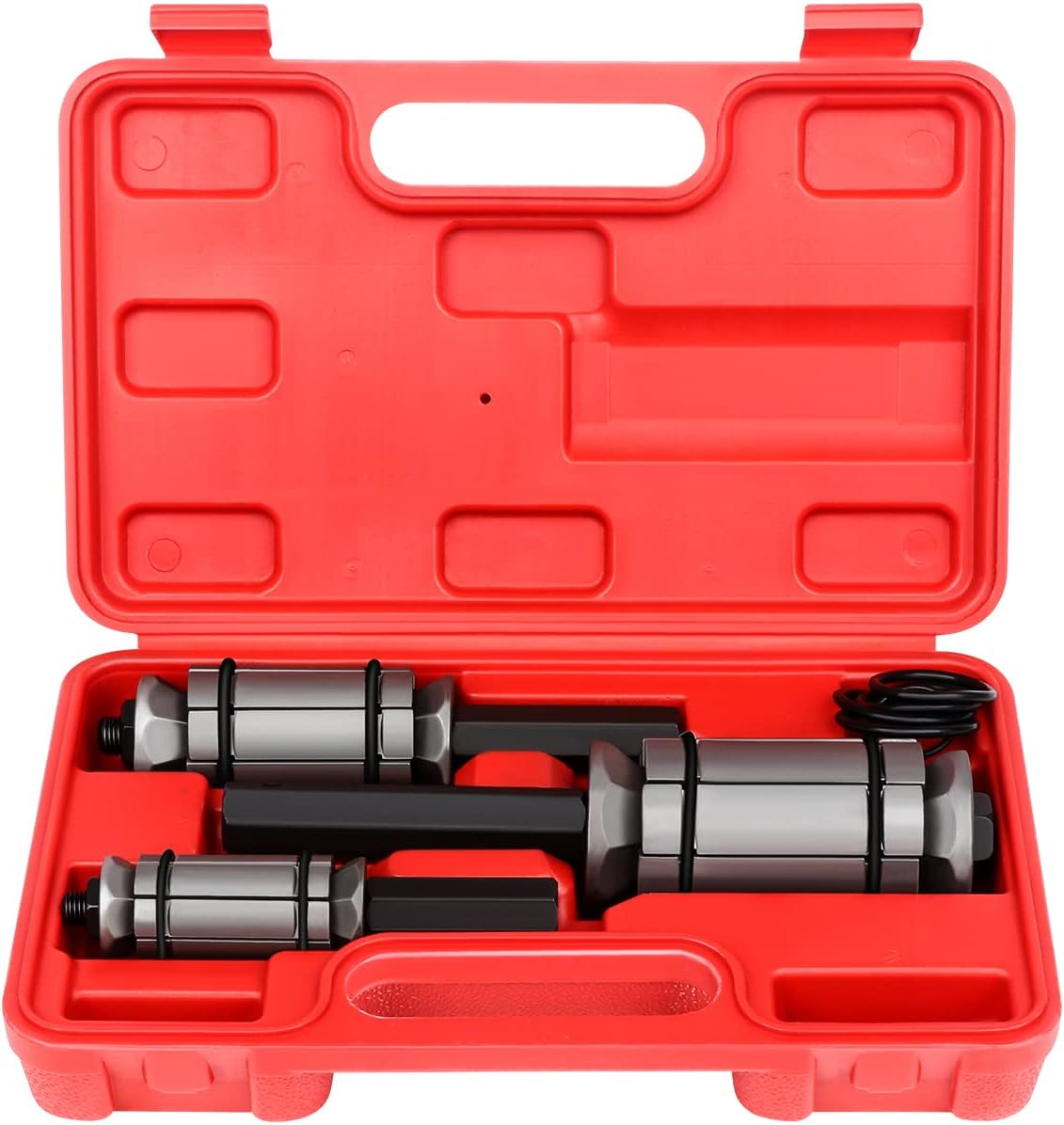3-Pieces Pipe Expander Tool Set 1/18'' to 3-1/2'', Tail Pipe Expander Compatible with Most Vehicles and Trucks