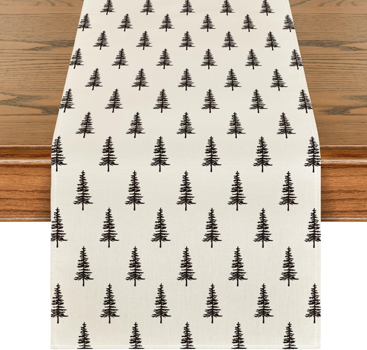 Beige Christmas Table Runner 13