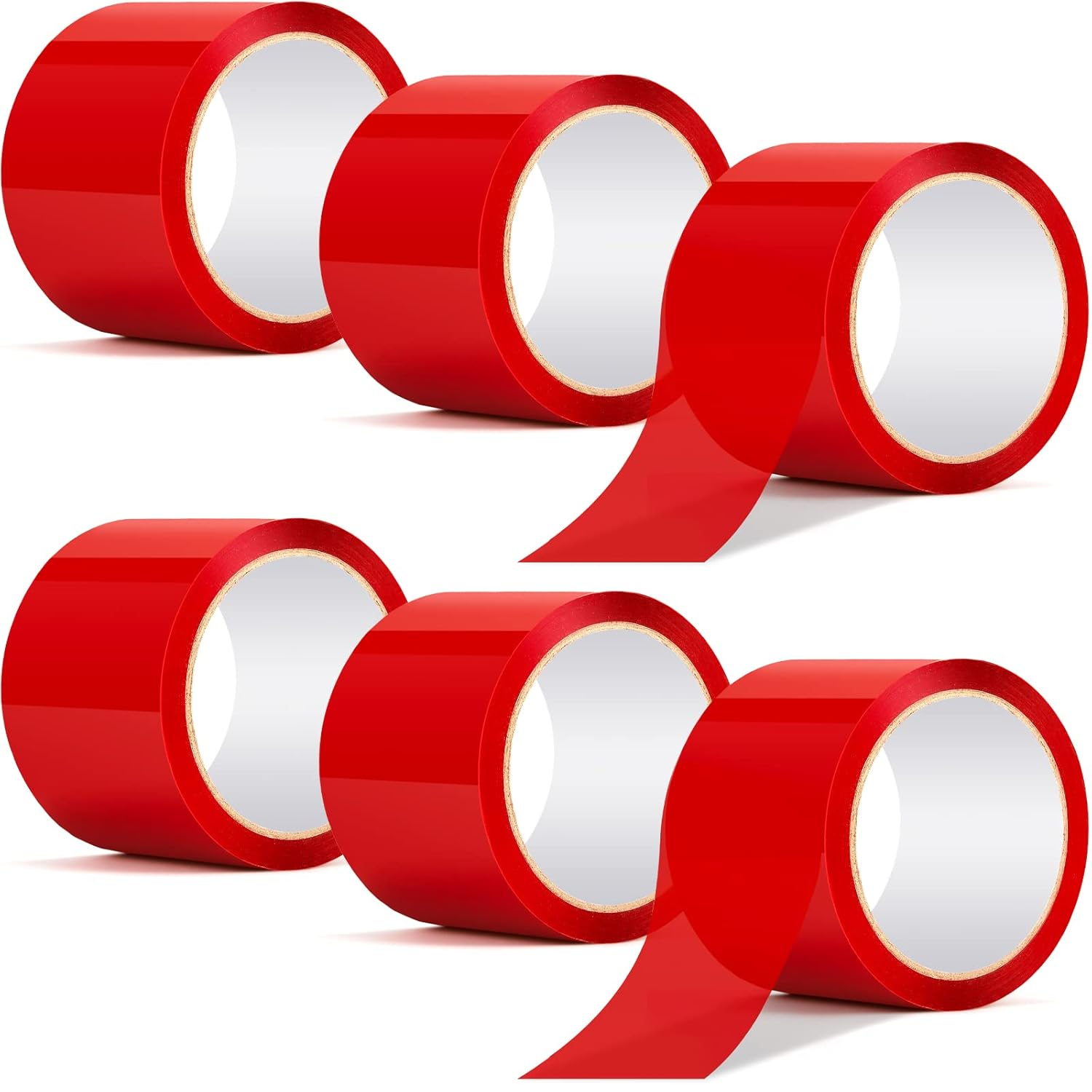 6 Rolls Red Construction Seaming Tape 3