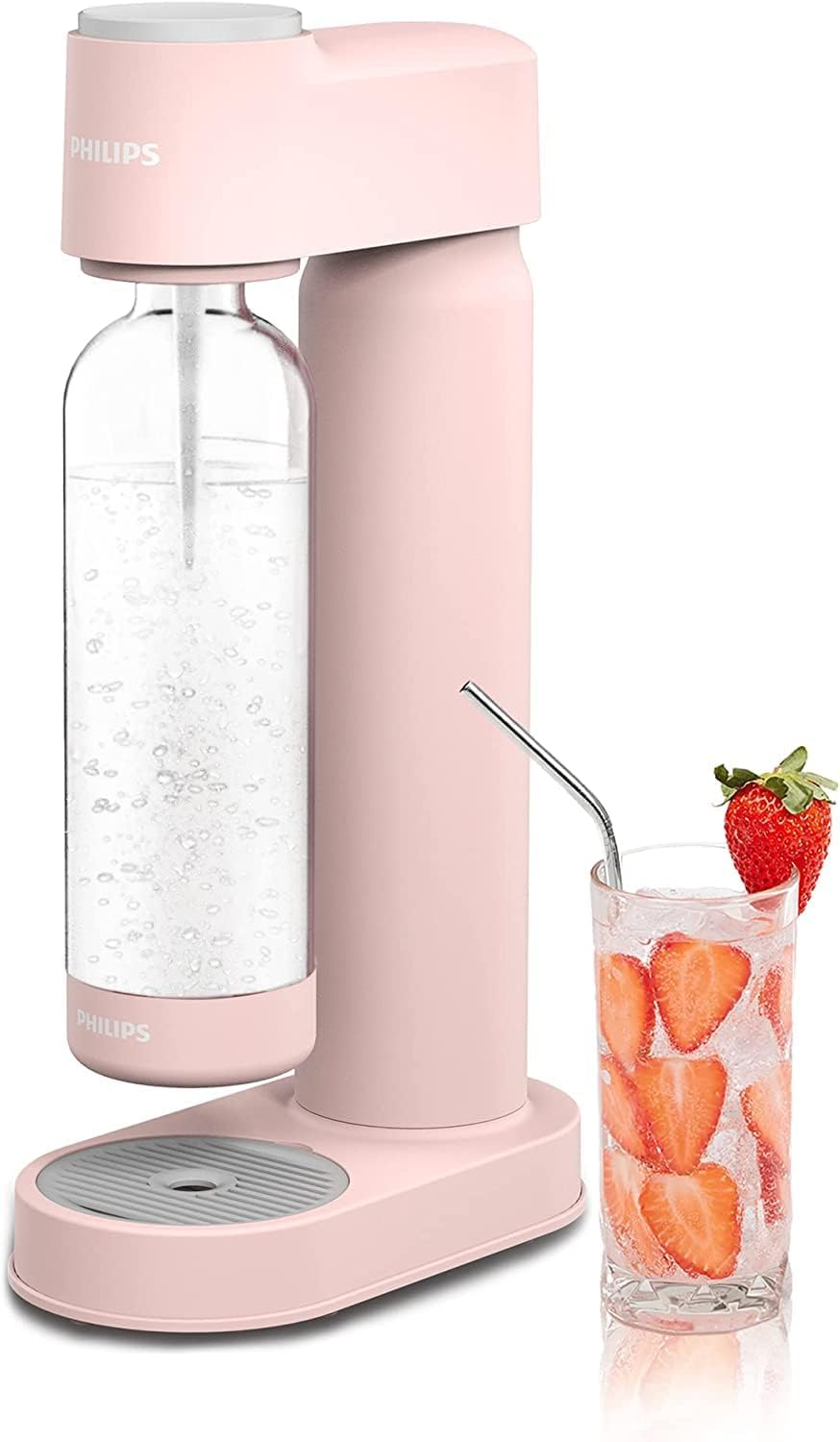 PHILIPS Carbonating Bottles, 1L Twin Pack Reusable PET Sparkling Water Bottle... - Picture 9 of 17