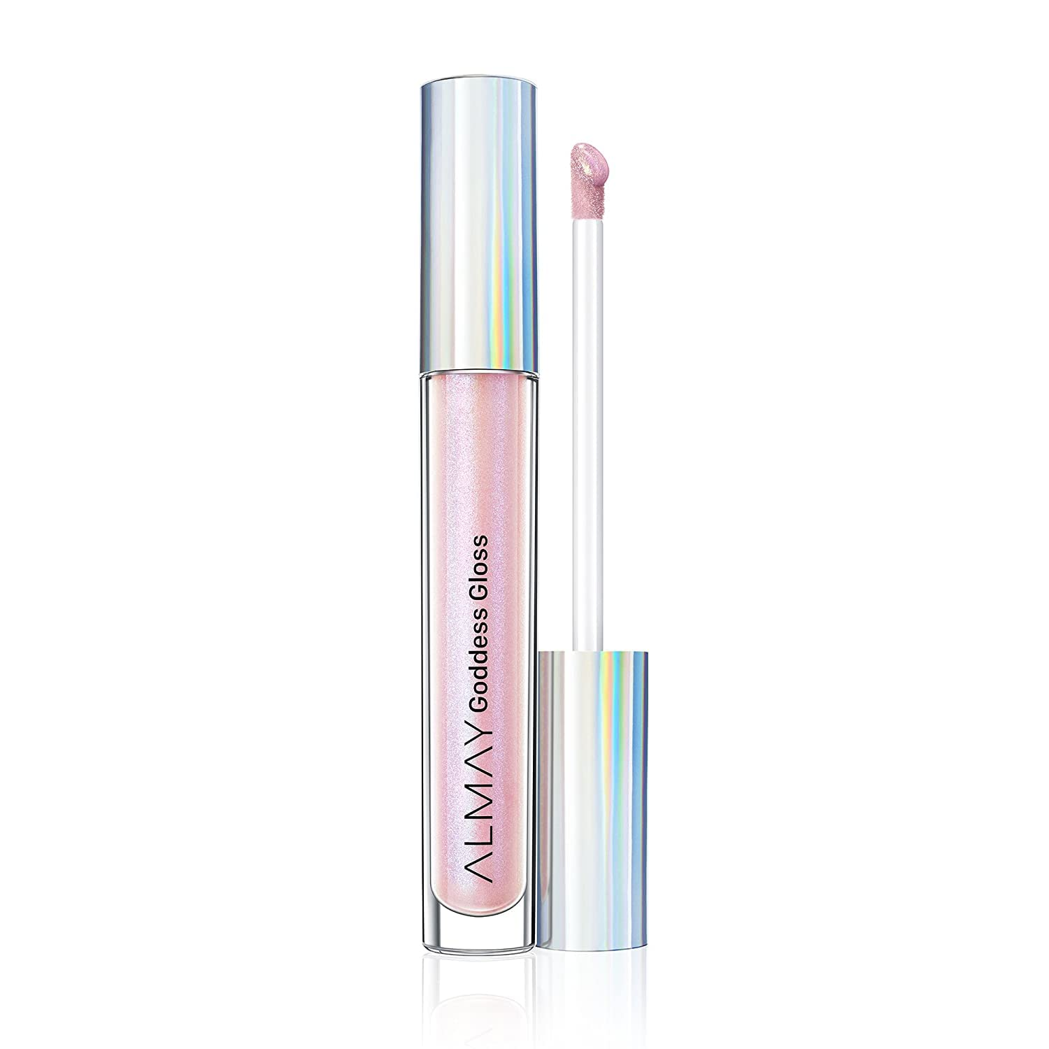 Almay Lip Gloss, Non-Sticky Lip Makeup, Holographic Glitter Finish, Hypoallergenic, 200 Angelic, 0.9 Oz