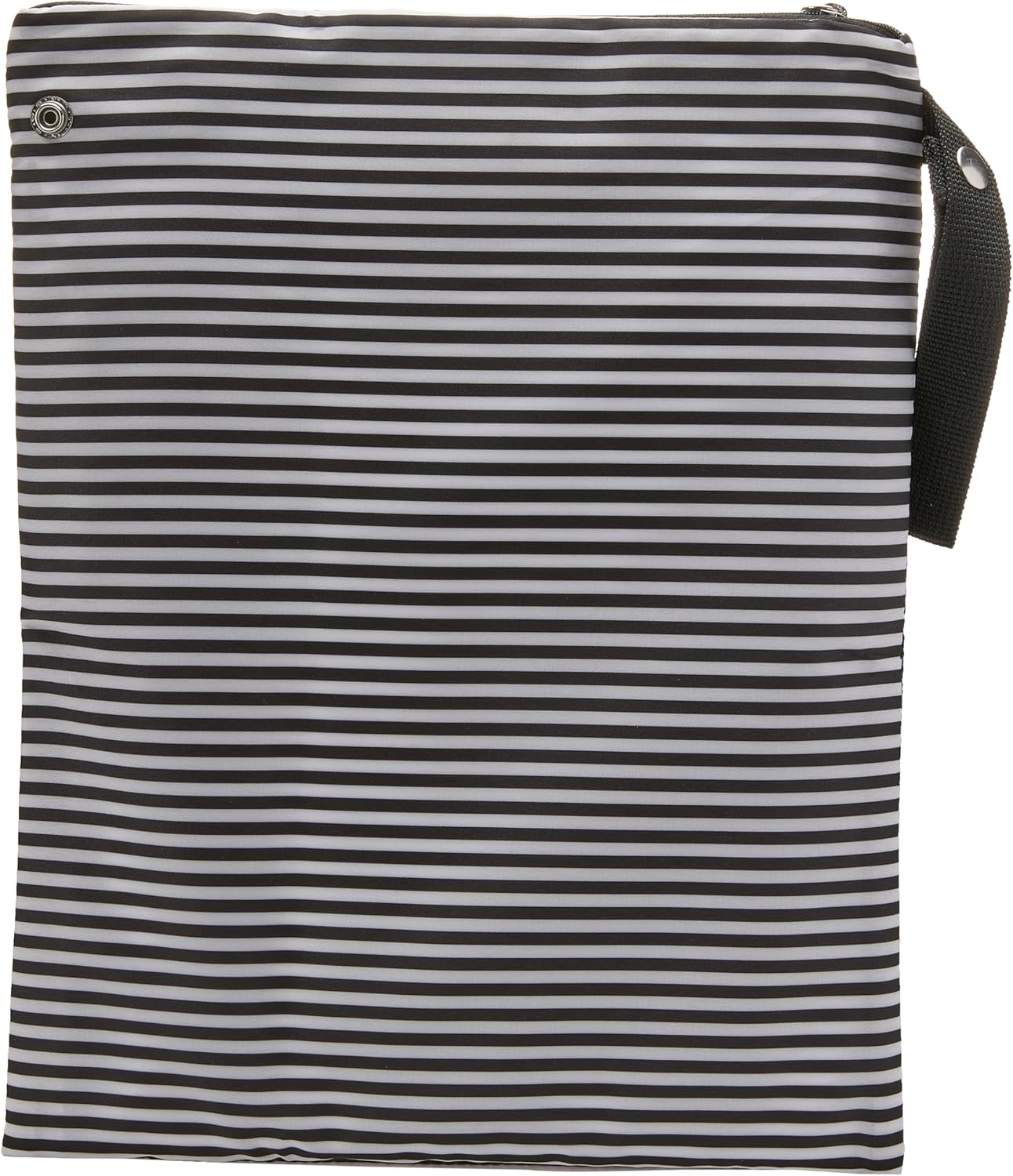 Skip Hop Waterproof Wet Dry Bag, Grab & Go, Black/White Stripe - Picture 3 of 13