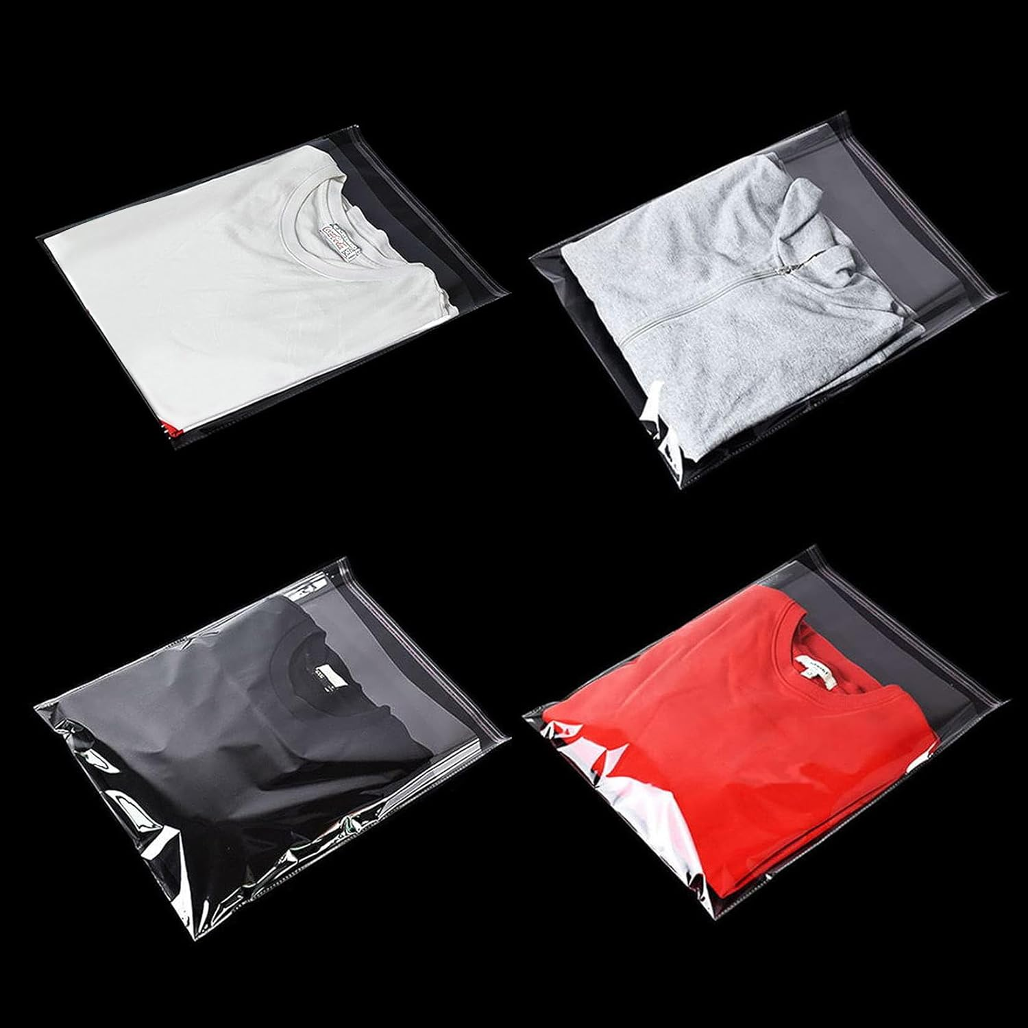 Yotelab Clear Resealable Cellophane Plastic Bags Self Adhesive for Packaging ... - Picture 7 of 15