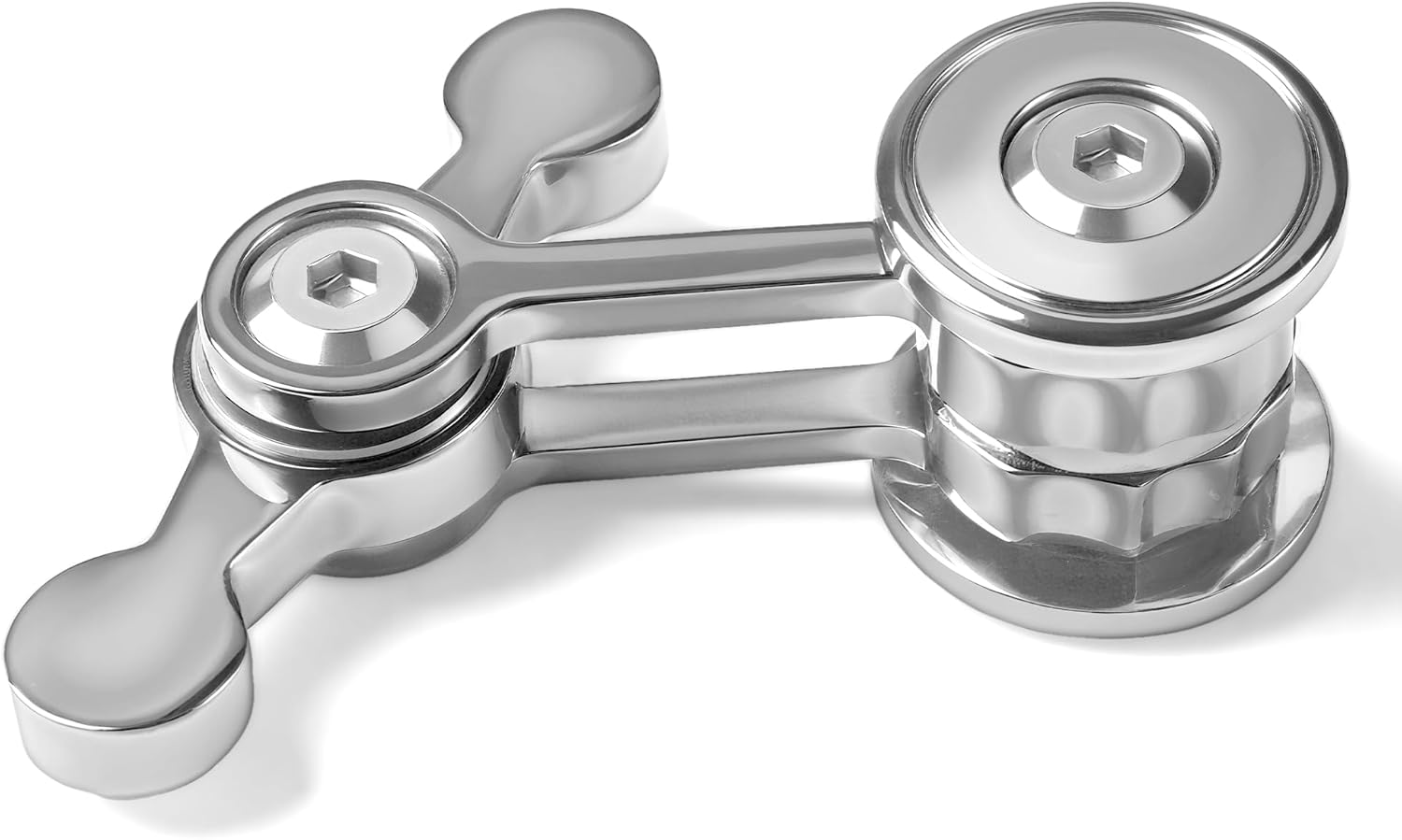 Silver Fidget Spinner for Adults, Metal Silent Figette Office Desk Toy Quiet Cool Gadgets Gifts for Teen Boys Kid Anxiety Stress Relief Calm down Sensory Autism Autistic ADHD Special Need Must Have