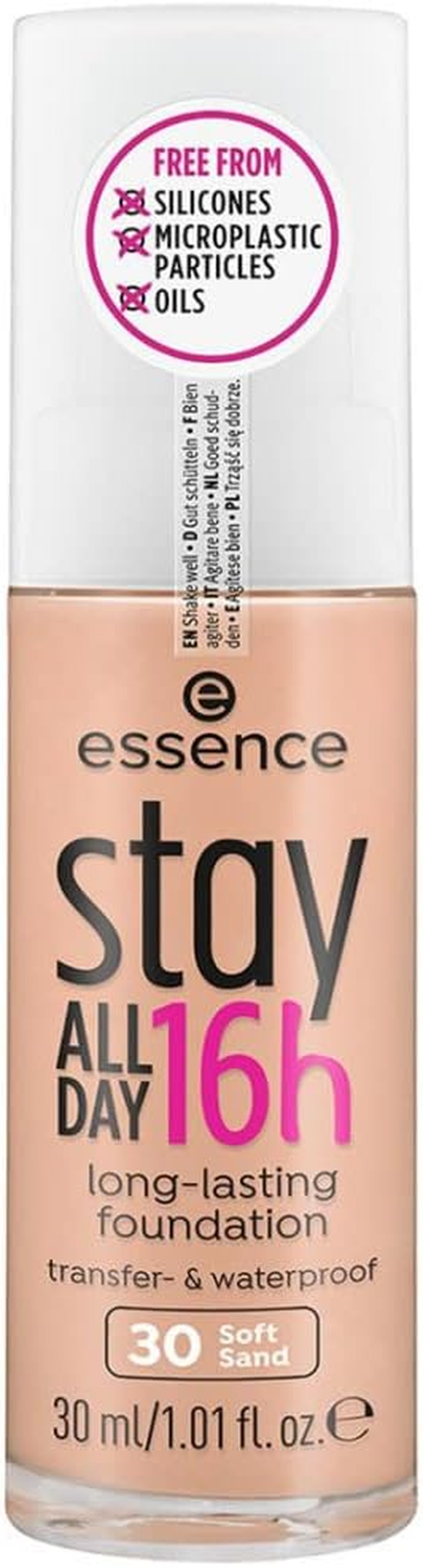 essence Cosmetics Stay All Day 16H Long-Lasting Foundation 30 ml, 02 Soft Ivory - Picture 14 of 14