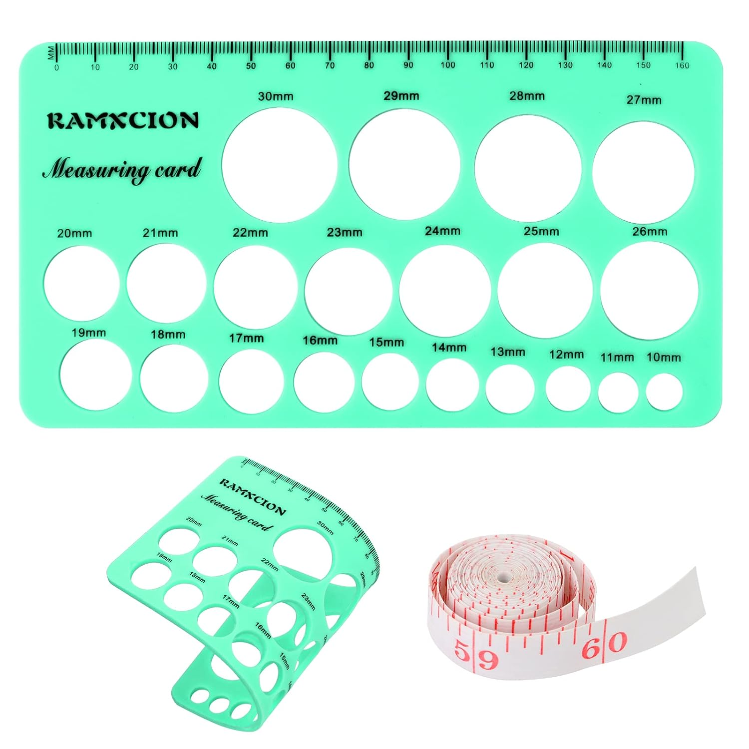 Nipple Ruler, Flange Sizing Kit with 10PCS Flange Insert 13/15/17/19/21mm, Si... - Picture 10 of 13