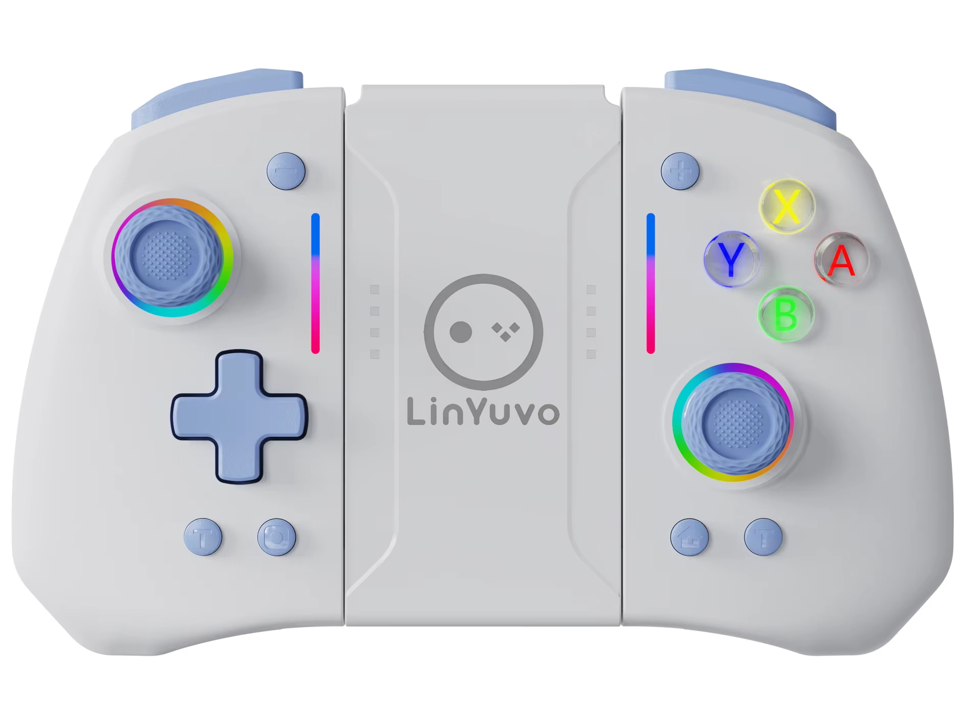 Wireless Joystic for Switch/Oled Support Wake Up, Gyro Axis, Turbo, Dual Vibration with Dazzling Lights KS42