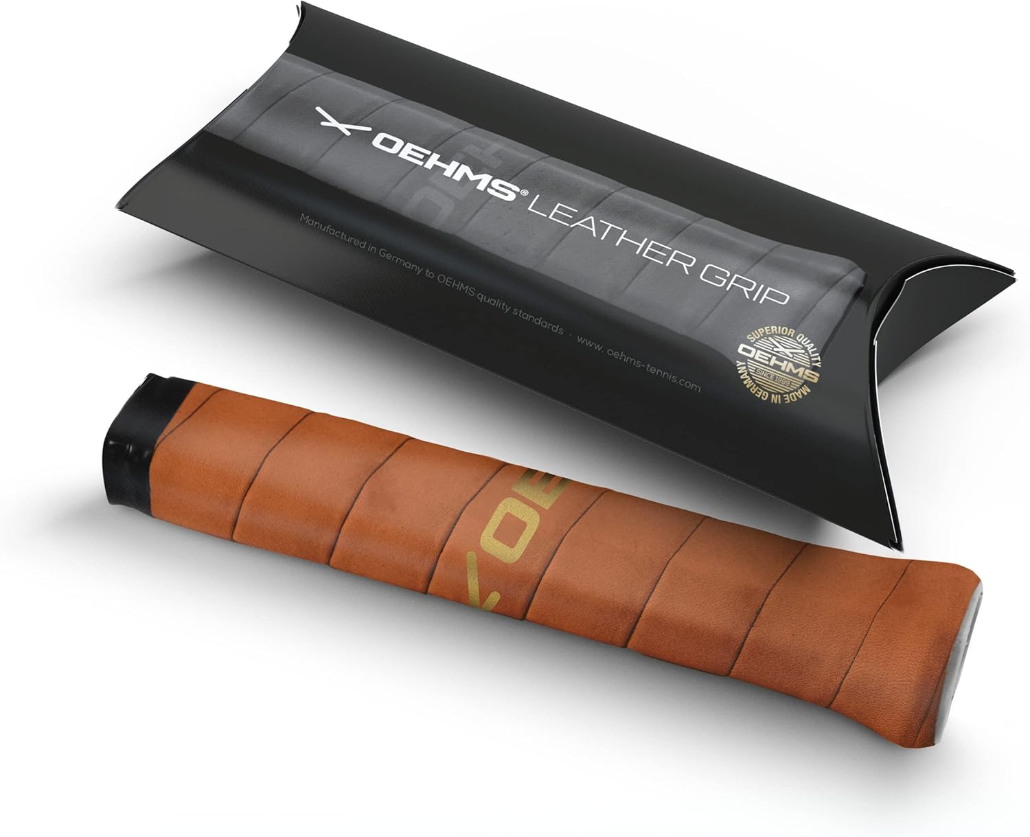 Pro Leather Tennis Grip | Brown | Adhesive Grip | Made in Germany