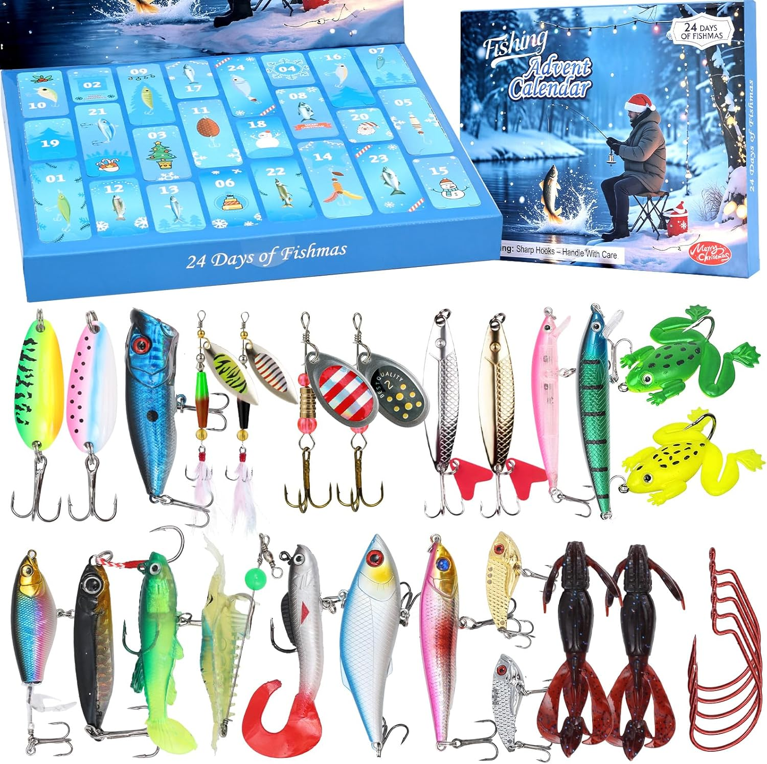 Fishing Lure Advent Calendar 2025 Advent Calendar Fishing Gifts for Men Teens Bo | eBay Fishing Lure Advent Calendar 2025 Advent Calendar Fishing Gifts for Men Teens Bo | eBay