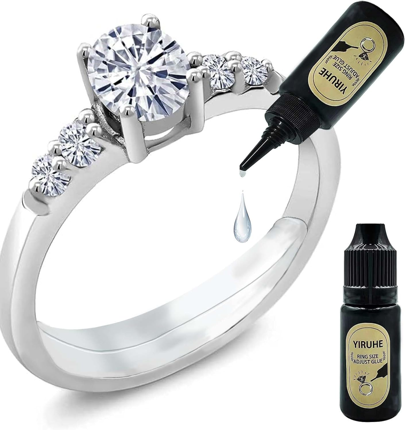 Invisible Ring Spacer & Guard – Ring Size Adjuster for Loose Ring, Connector & Resizer, Any Size Fit