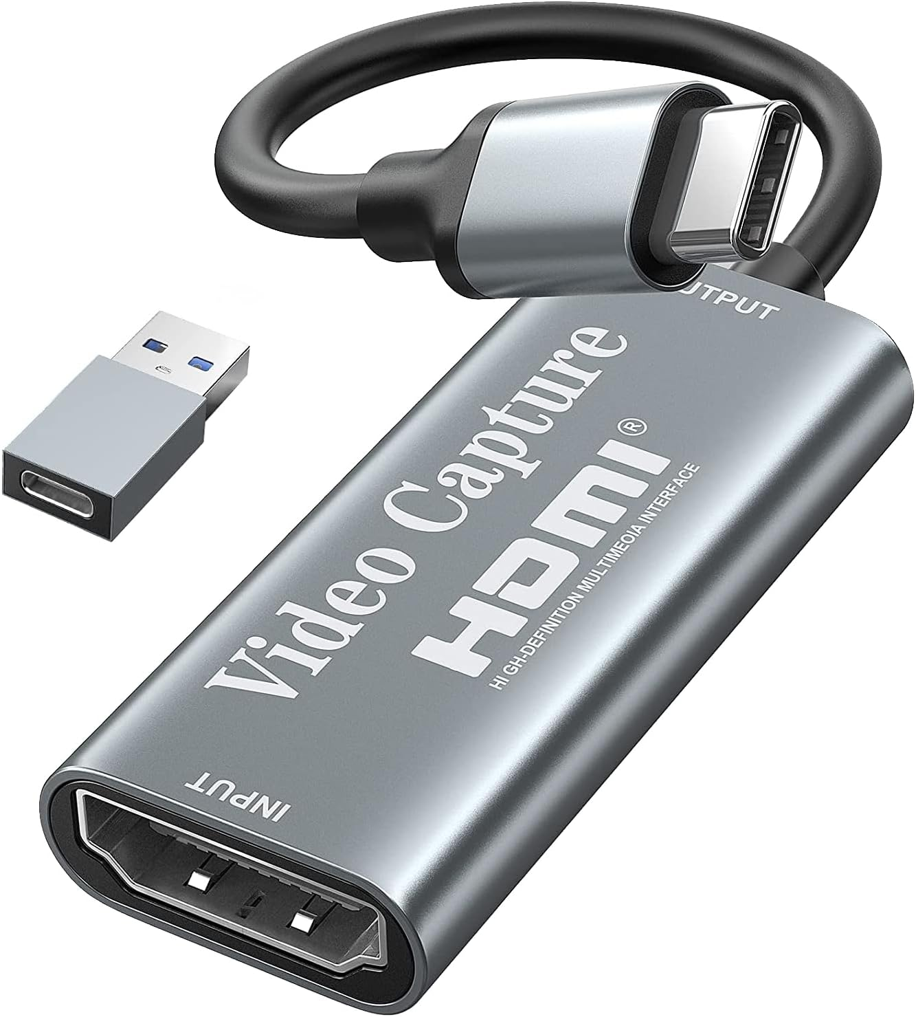 4K Hdmi-Auf-Usb-C Video Capture Card Mit Audio-Unterstützung, 1080P Aufnahme