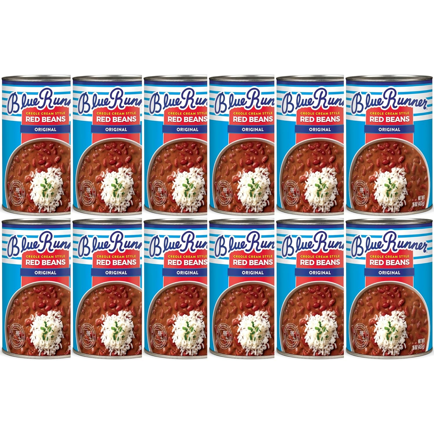Creole Cream Style Red Beans, 16-Ounce (Pack of 12)