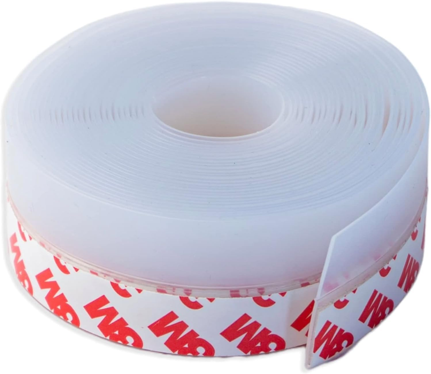 Dpm Tapes - Türdichtung Aus Silikon Mit 3M-Klebeband, Selbstklebender Zugluftstopper Für Türen, Wärmedämmung, Schallschutz, Kälteschutz, Energie Sparen – Schnell & Einfach Anzubringen 5M Transparent