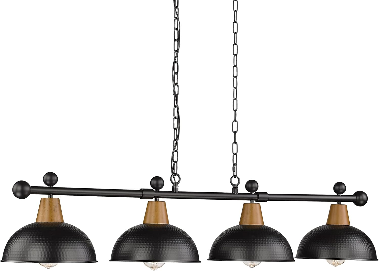 4-Light Pool Table Lights for 7Ft/8Ft Table, 48