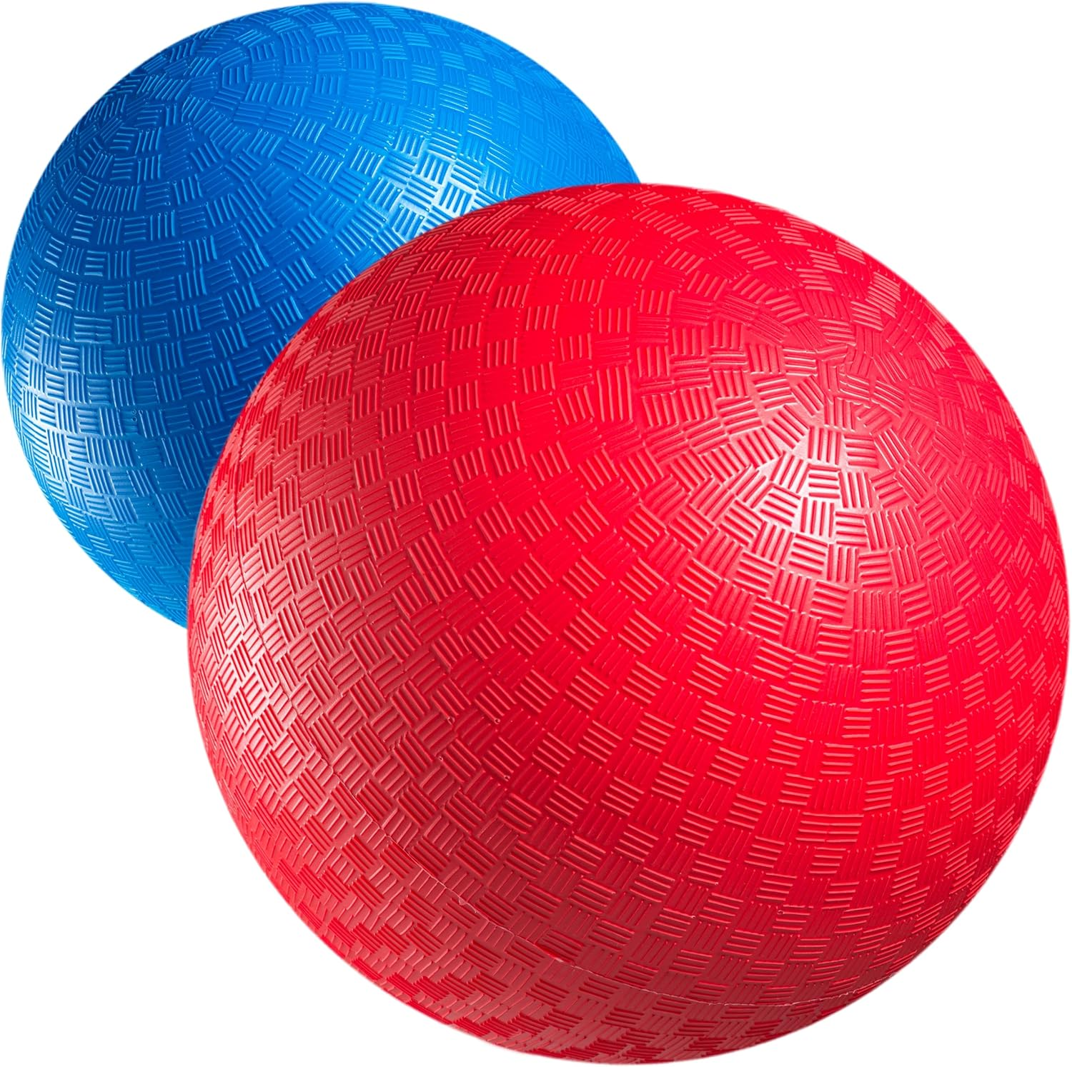 Red & Blue Kickball Set - (9 Inch) with Pump for Toddler Kids