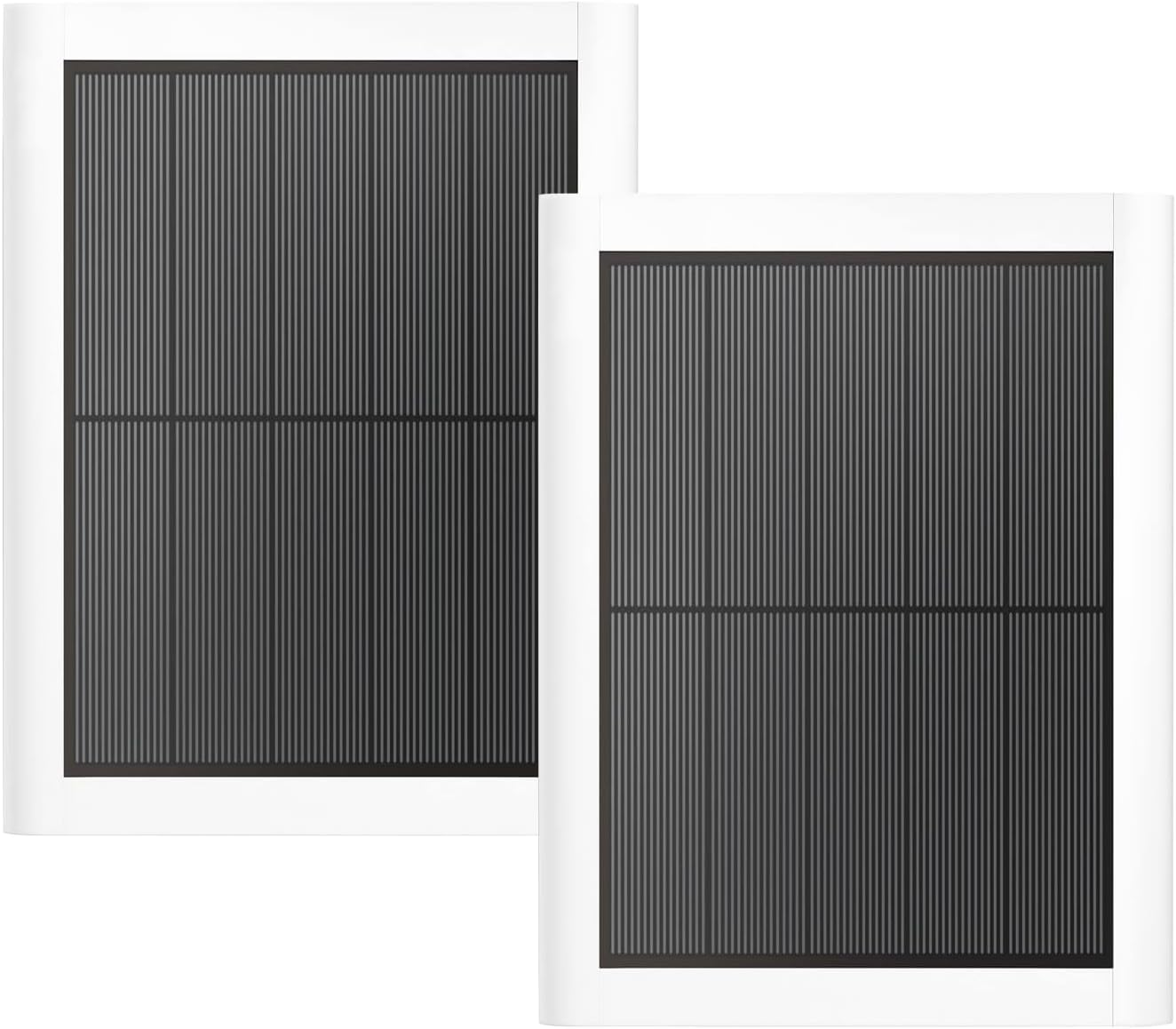 YUELAN Ring Solar Panel (2Nd Generation), 5W for Stick up Cam, Stick up Cam Pro, Spotlight Cam Plus, Spotlight Cam Pro, Ring Stick up Cam Battery, Ring Spotlight Cam Battery (2Pack White)