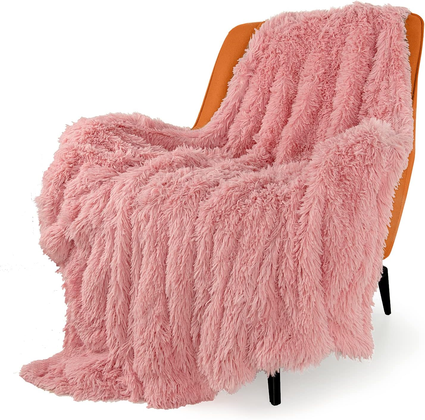 Extra Soft Fuzzy Faux Fur Throw Blanket 50